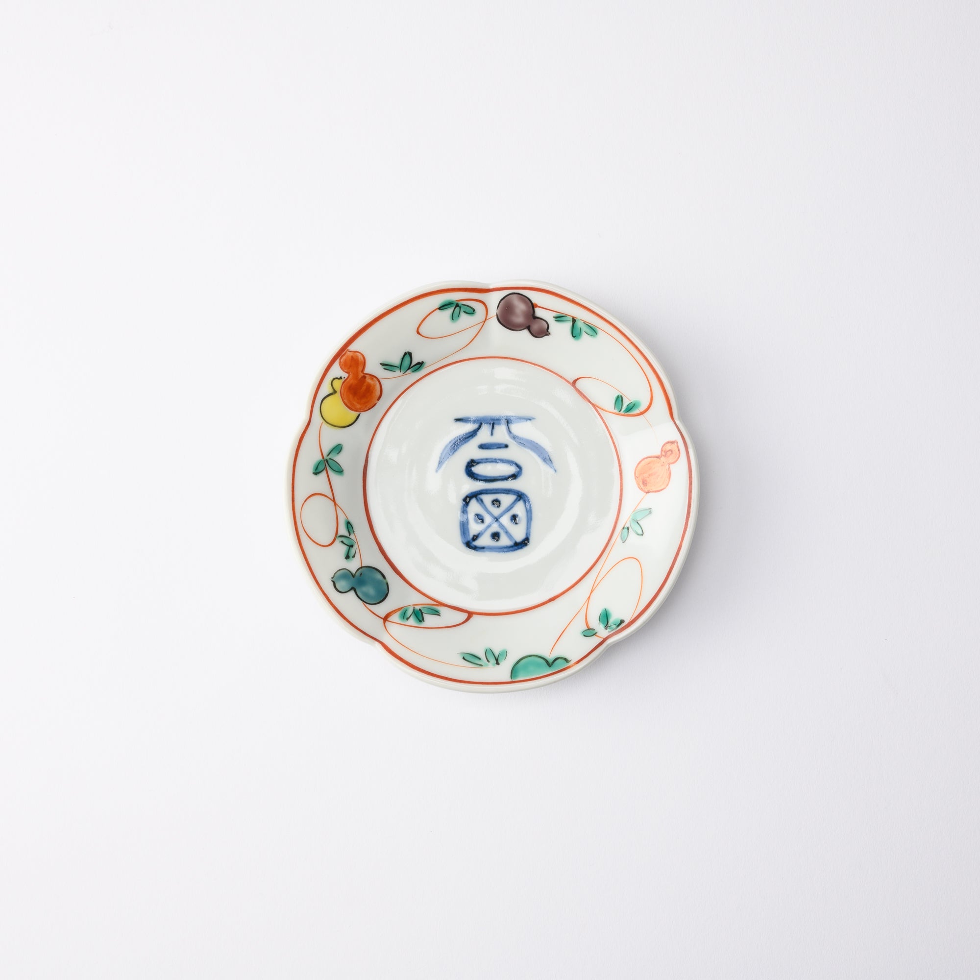 Akae Six Gourds Side Plate