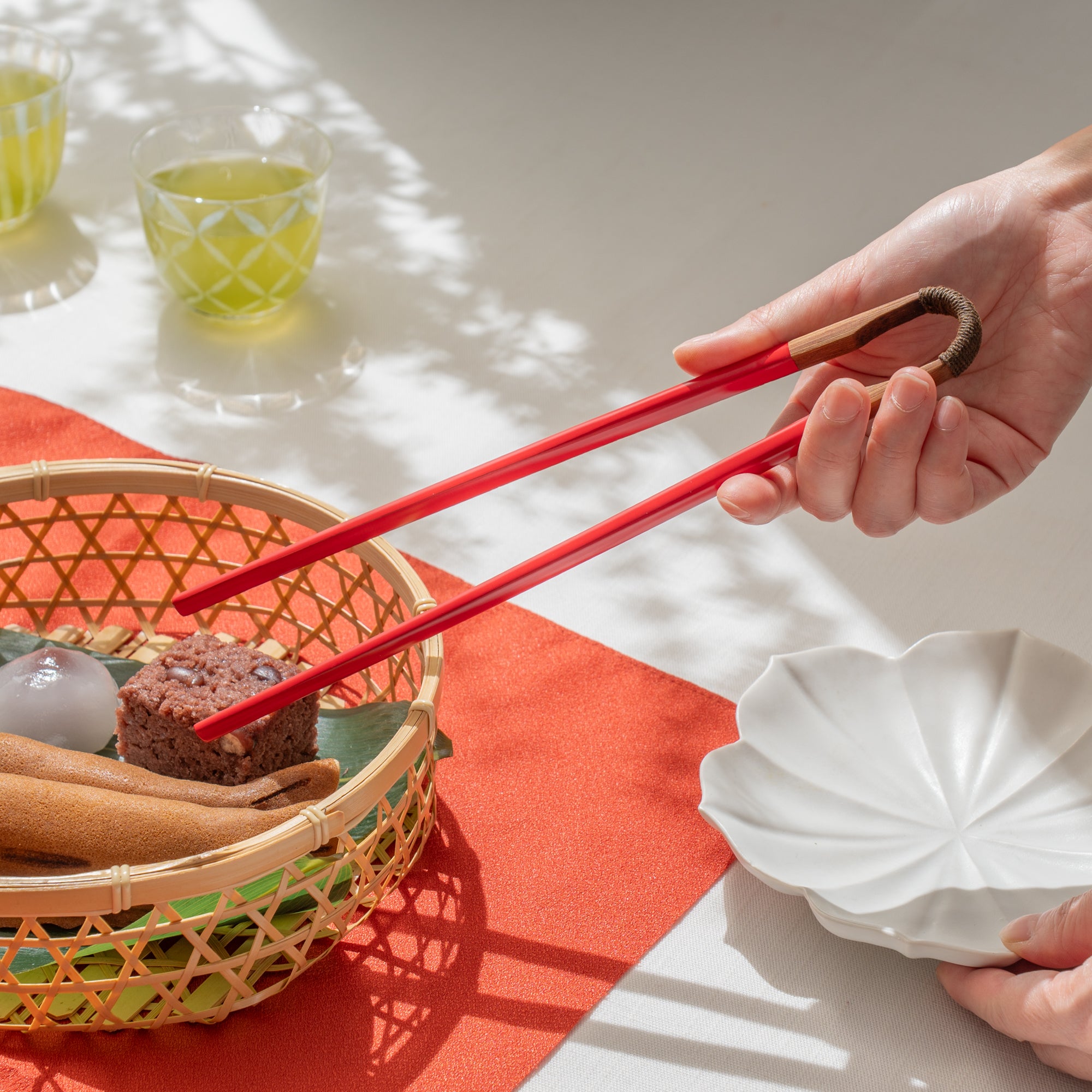 Bamboo Tongs 9.4 In