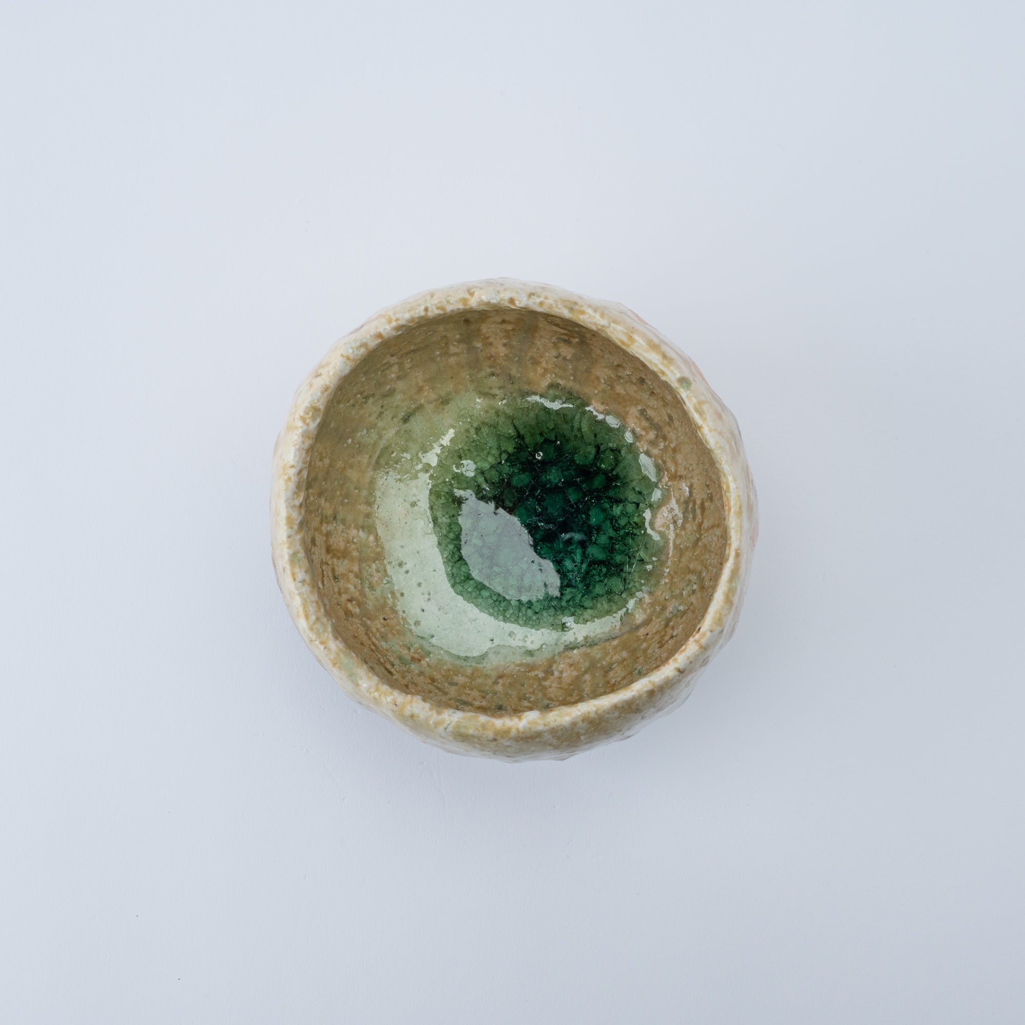 Iga Earthen Round Matcha Bowl