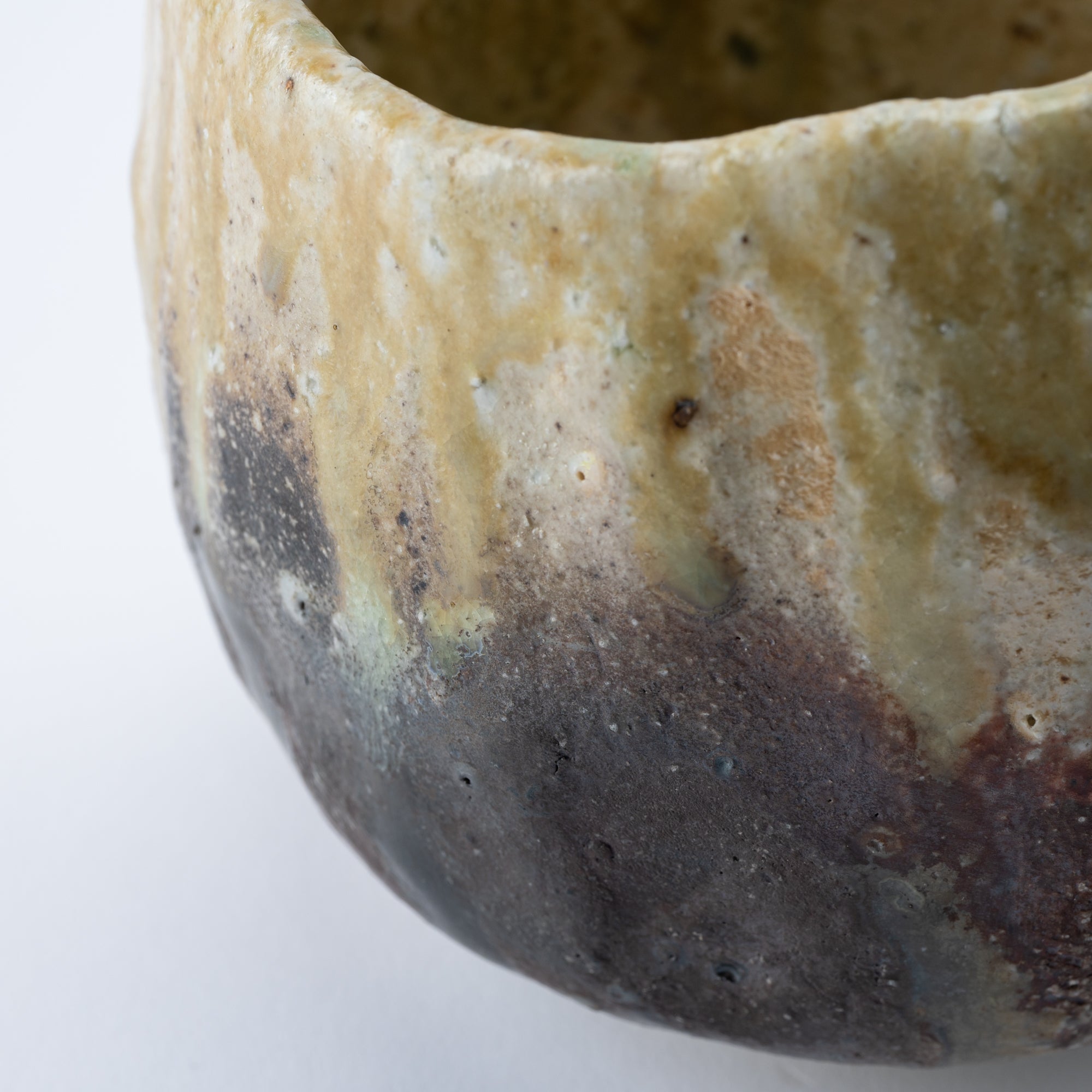 Iga Earthen Round Matcha Bowl