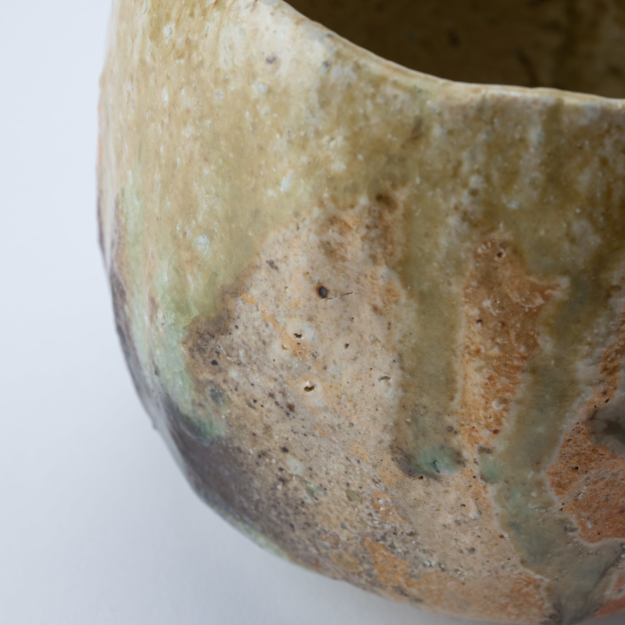 Iga Earthen Round Matcha Bowl