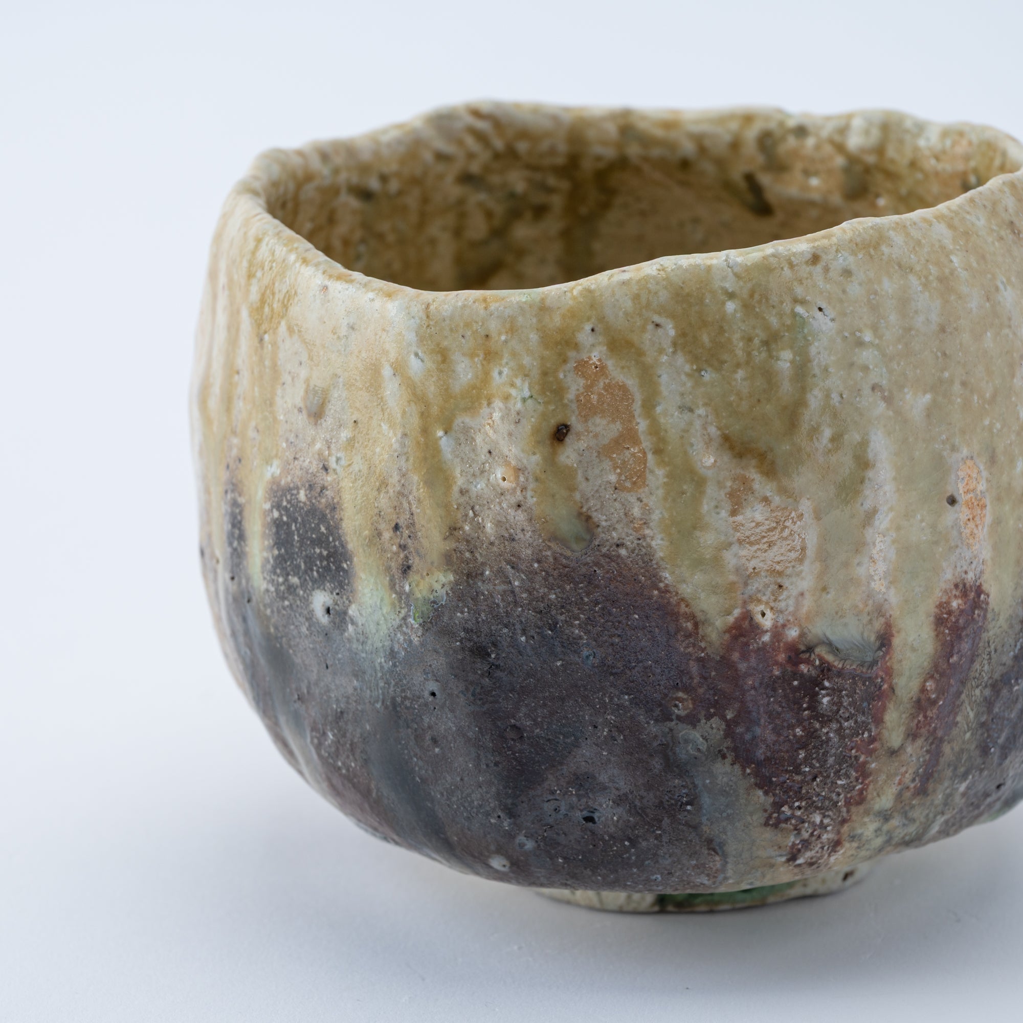 Iga Earthen Round Matcha Bowl