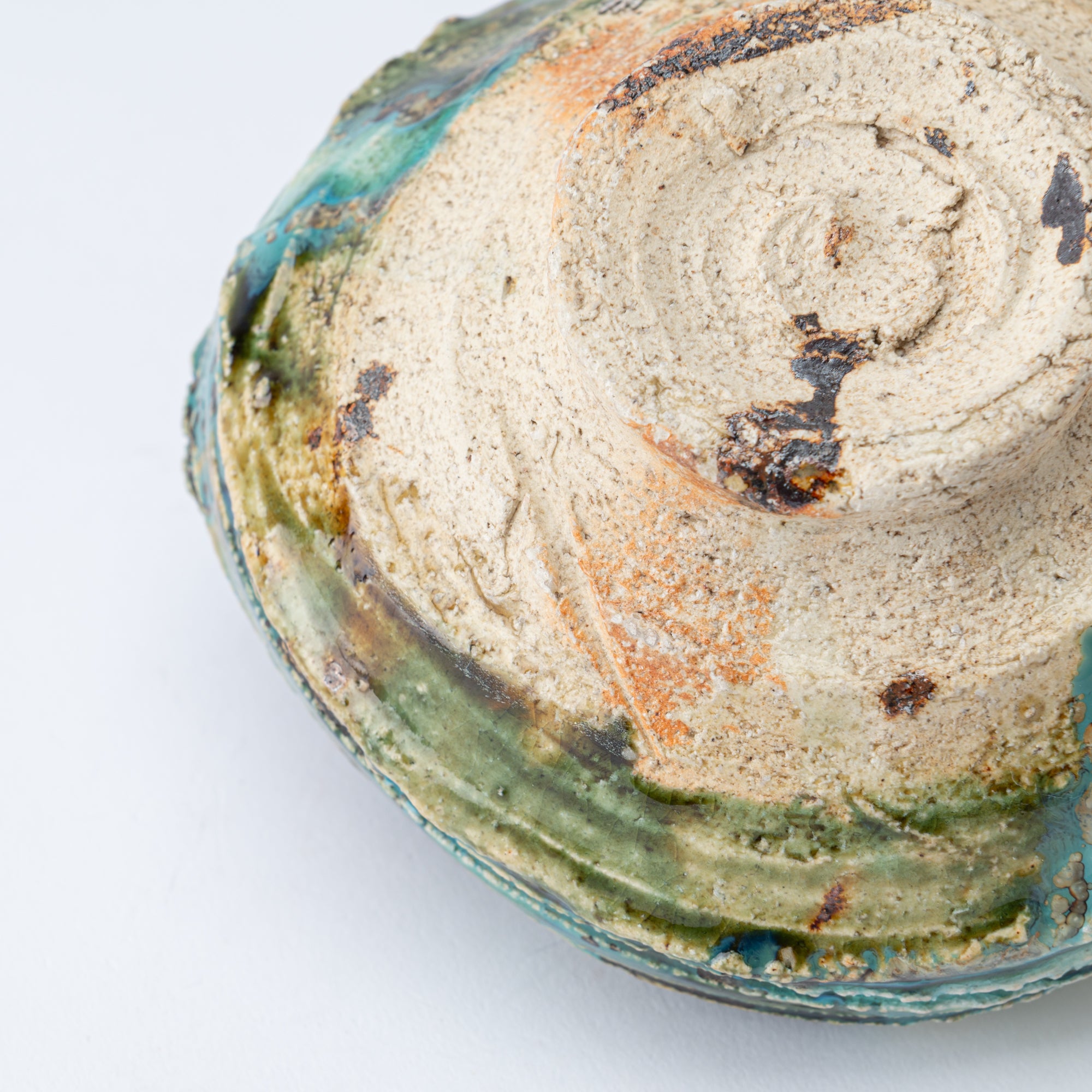 Oribe Asymmetrische ovale Matcha-Schale