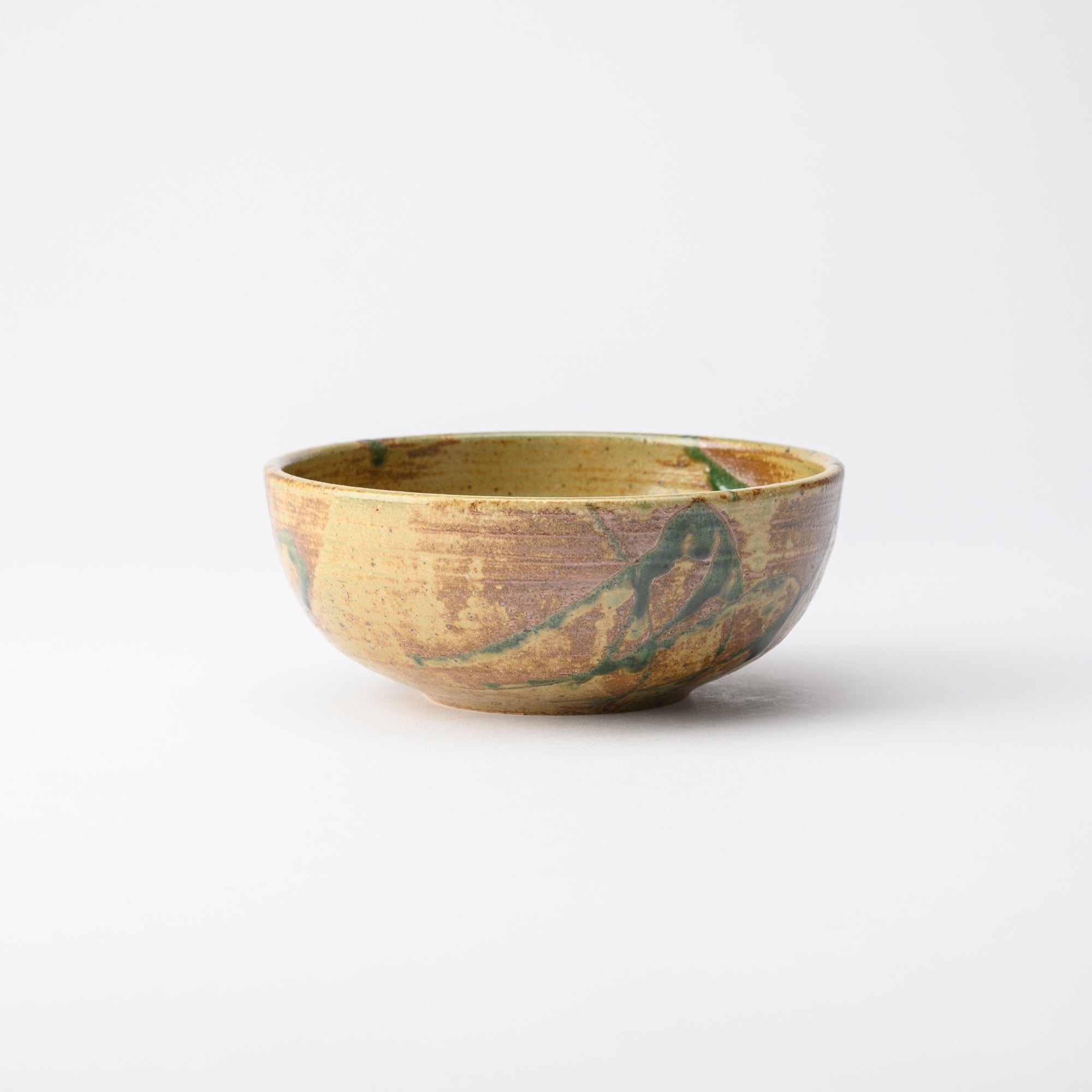 Brown Water Plant Medium Bowl