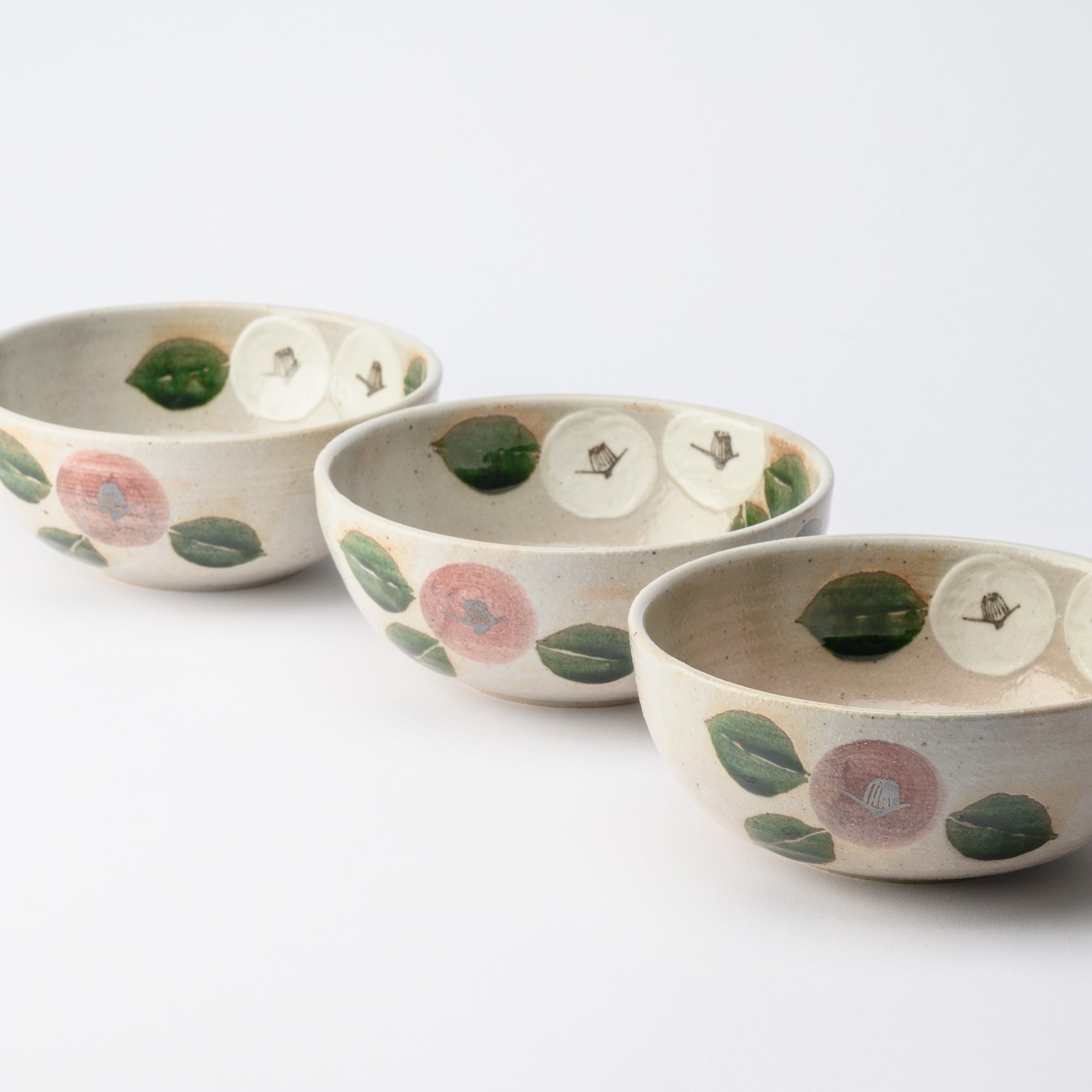 Camellia Blooms Medium Bowl