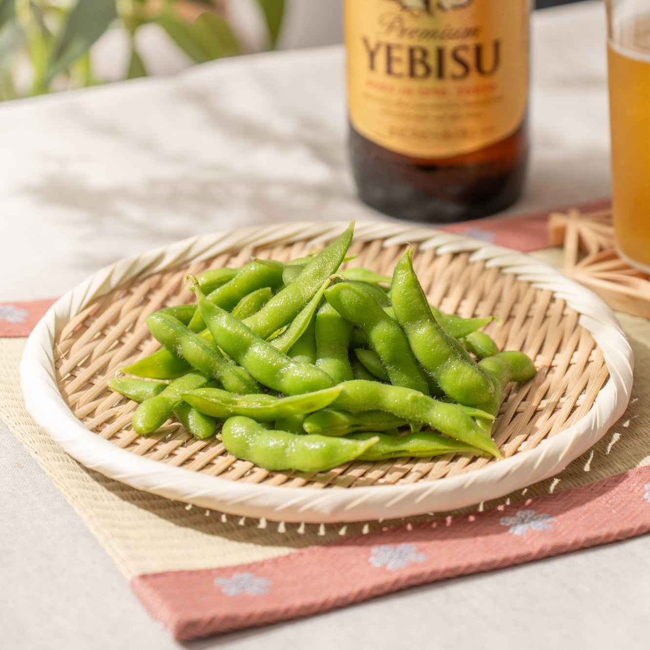 Basket Weave Bamboo Strainer