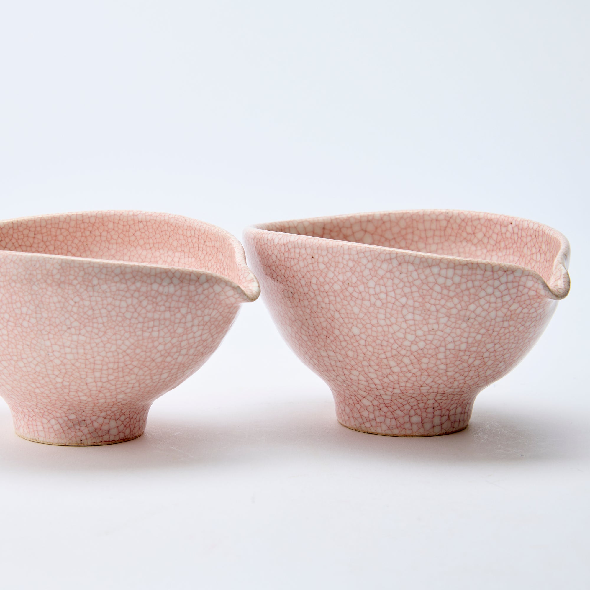 Pink Kannyu Katakuchi Sake Set