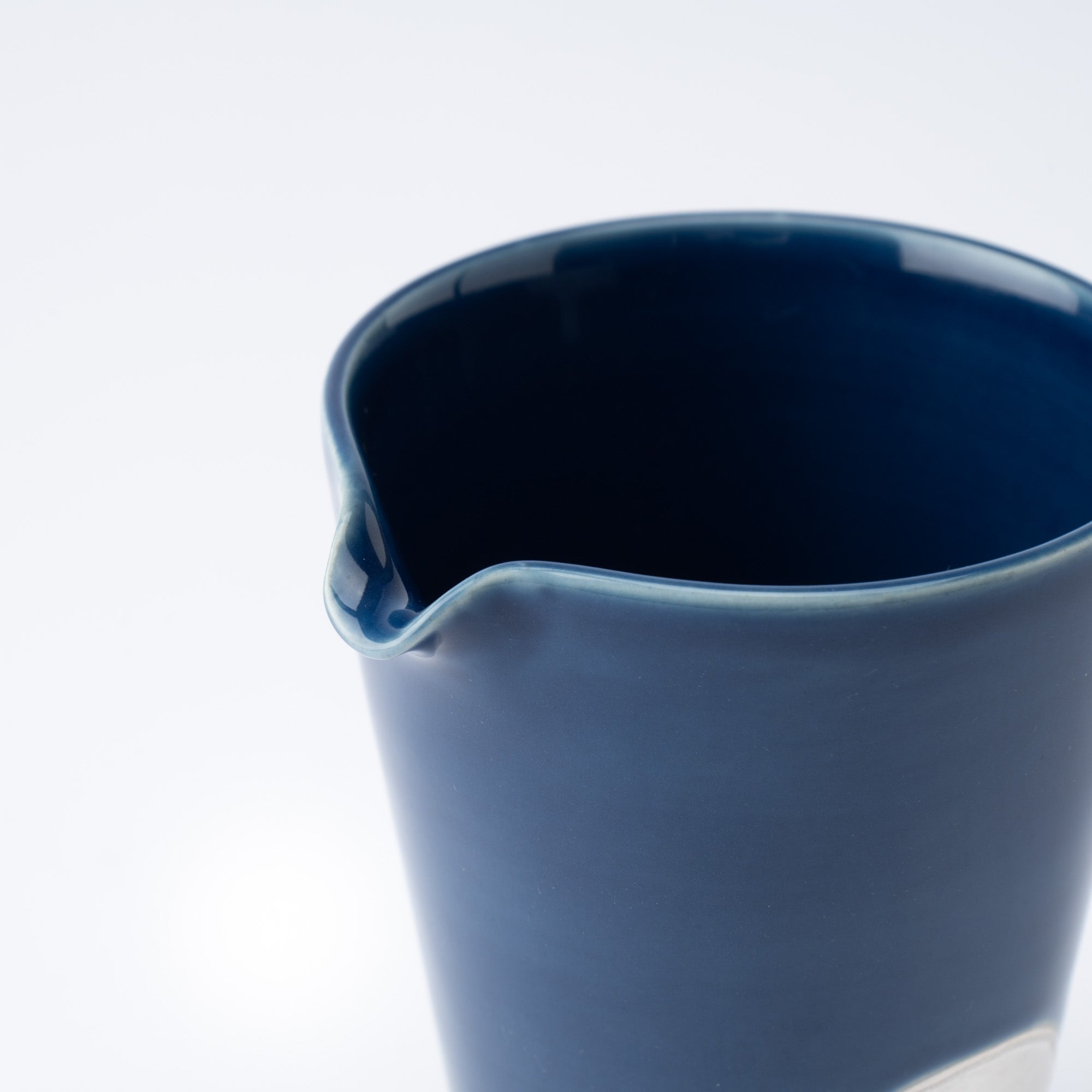 Ginsai Lapis Blue Seigaiha Wave Sake Set