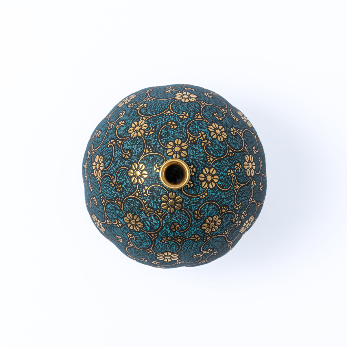Morikin Floral Arabesque Aochibu Ovale Vase