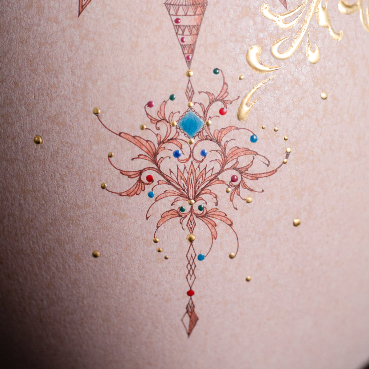 Ebicha-Saibyo Palace in the Haze Flower Vase
