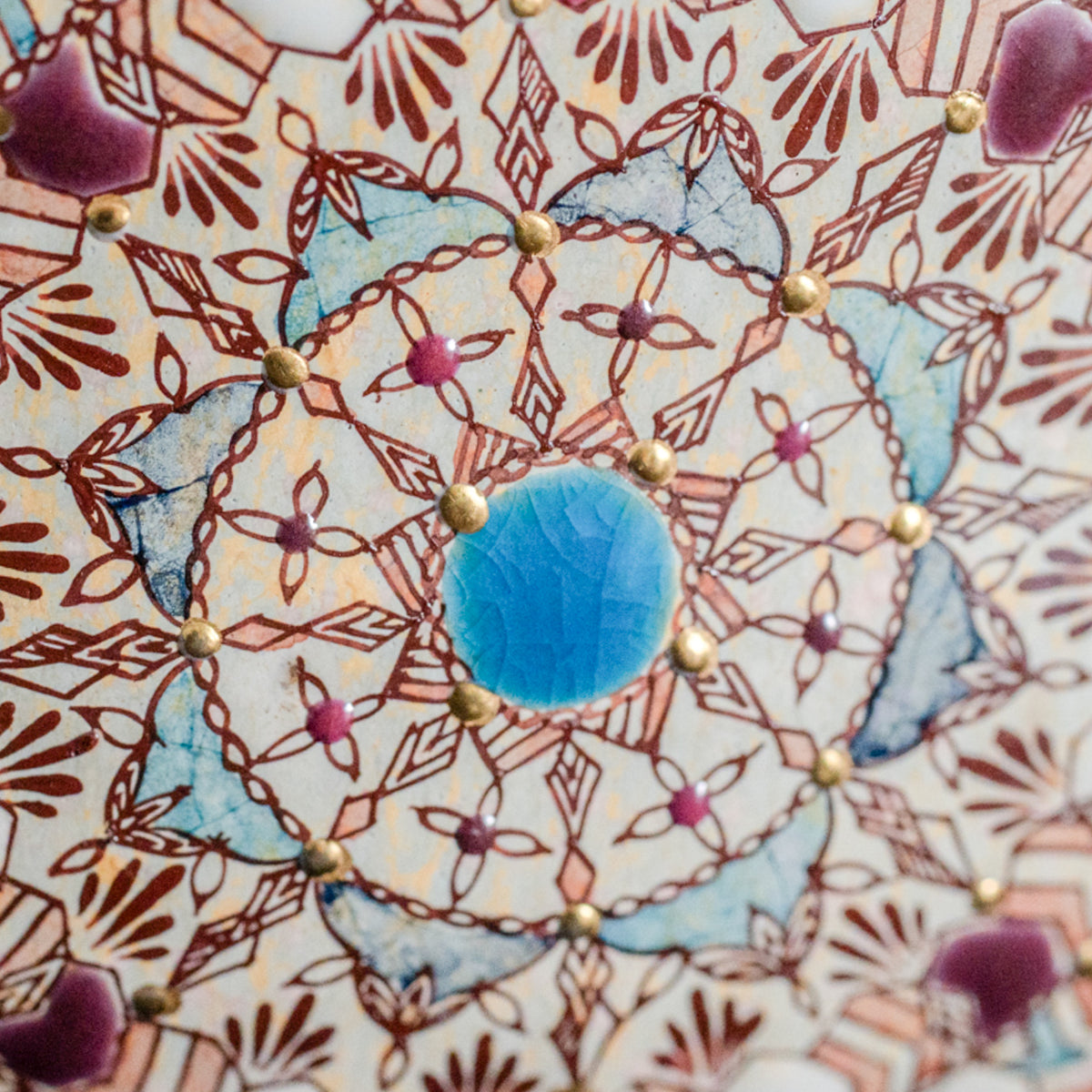 Ebicha-Saibyo Window with Gold