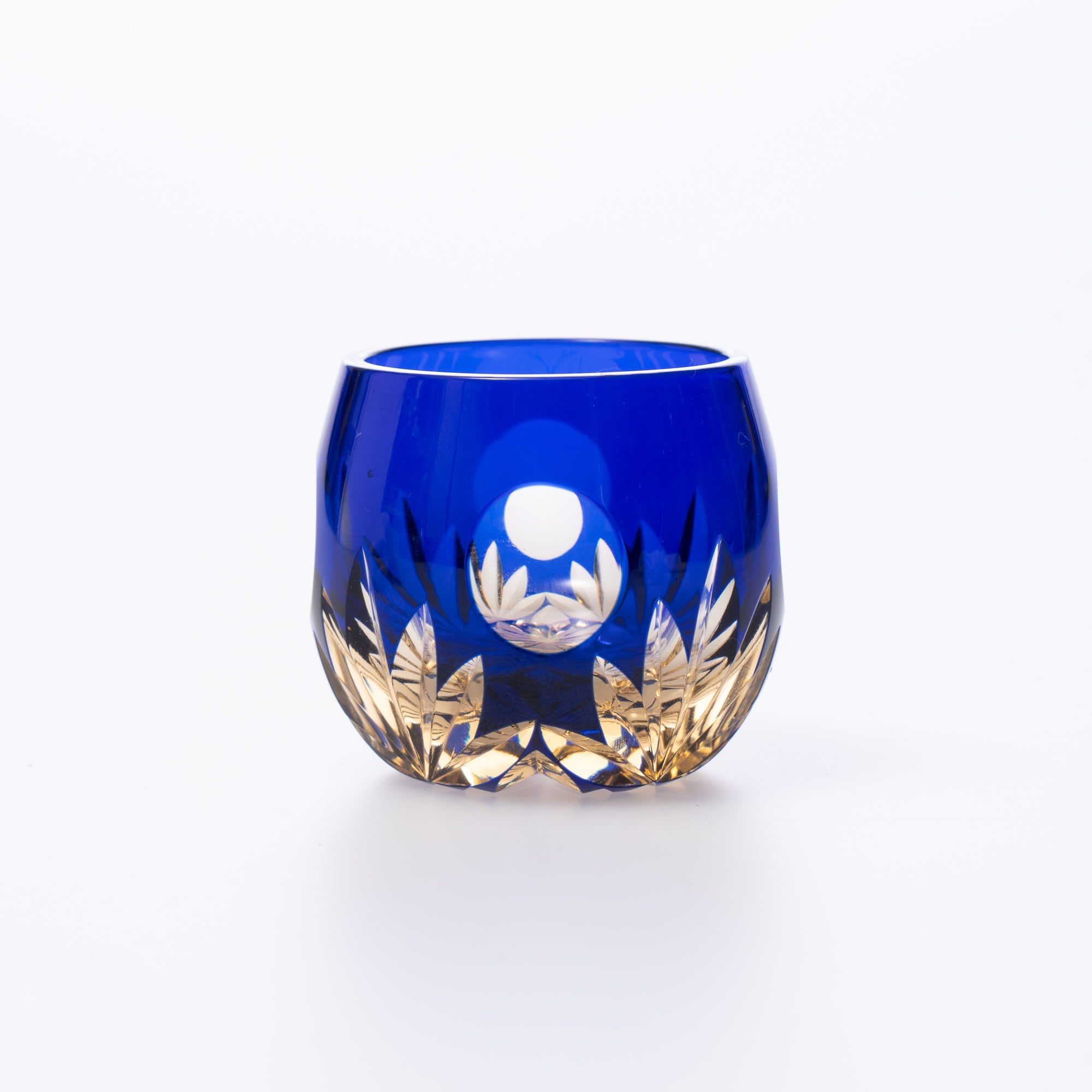 Lapis Lazuli Hazy Moon Guinomi Sake Cup
