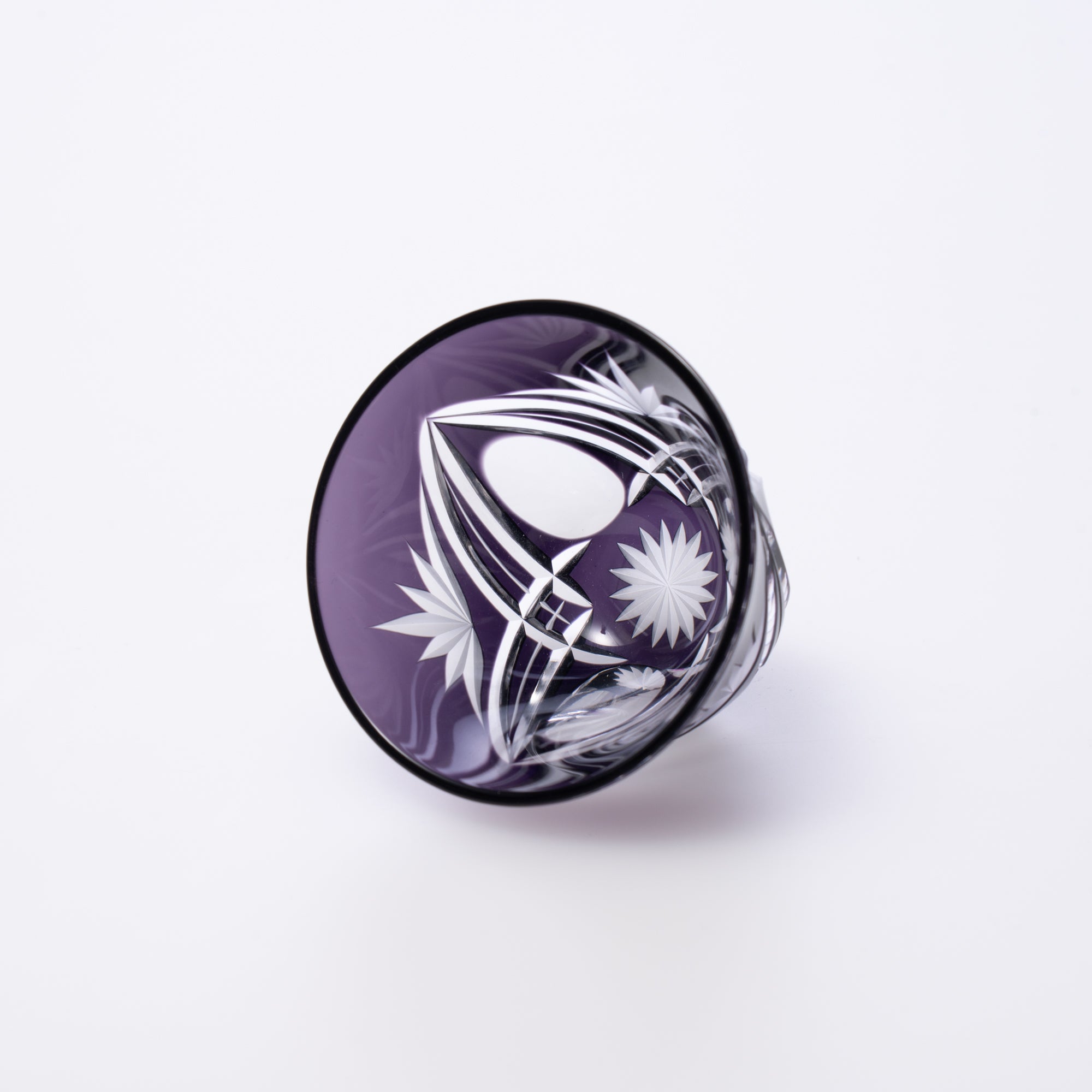 Purple Flared Guinomi Sake Cup