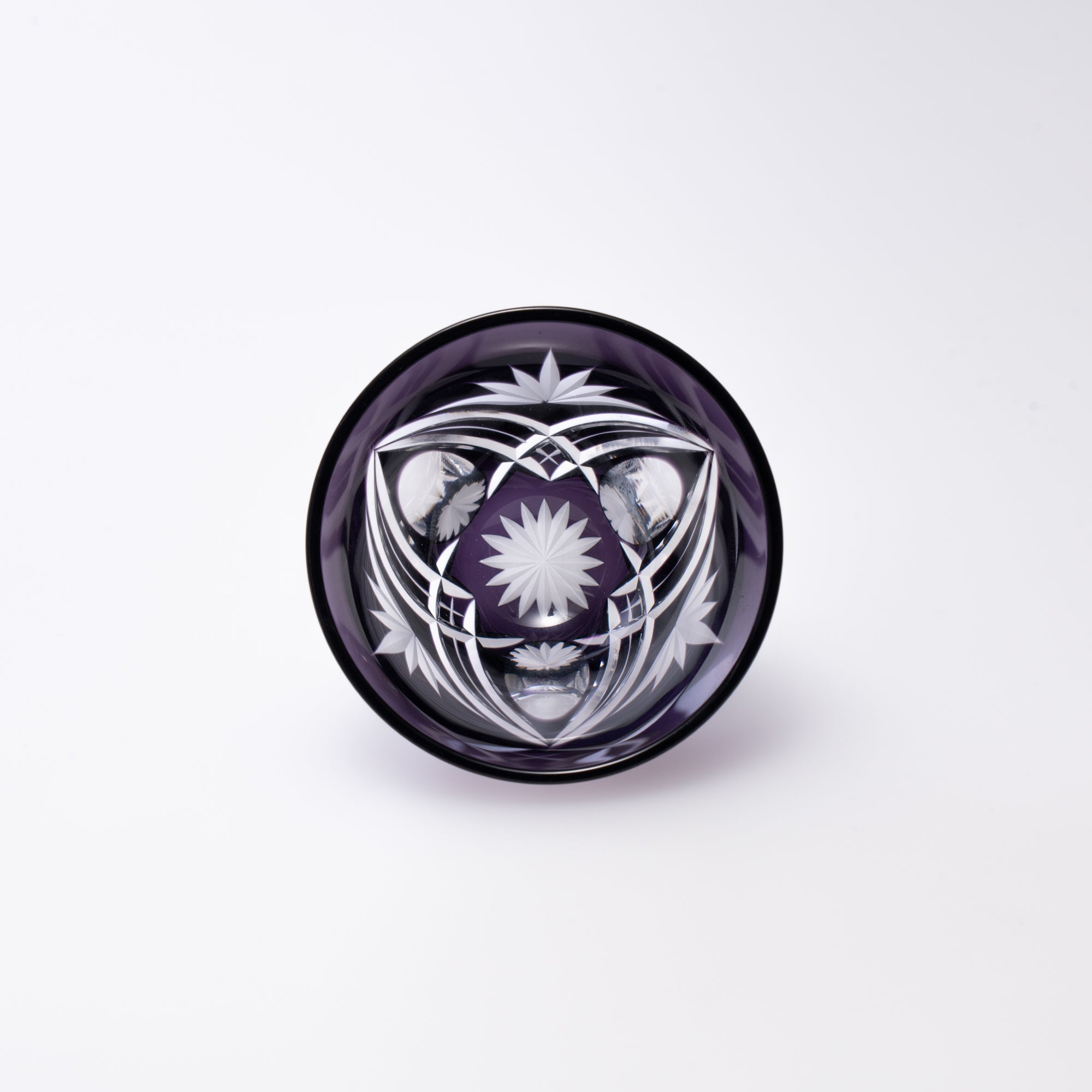 Purple Flared Guinomi Sake Cup