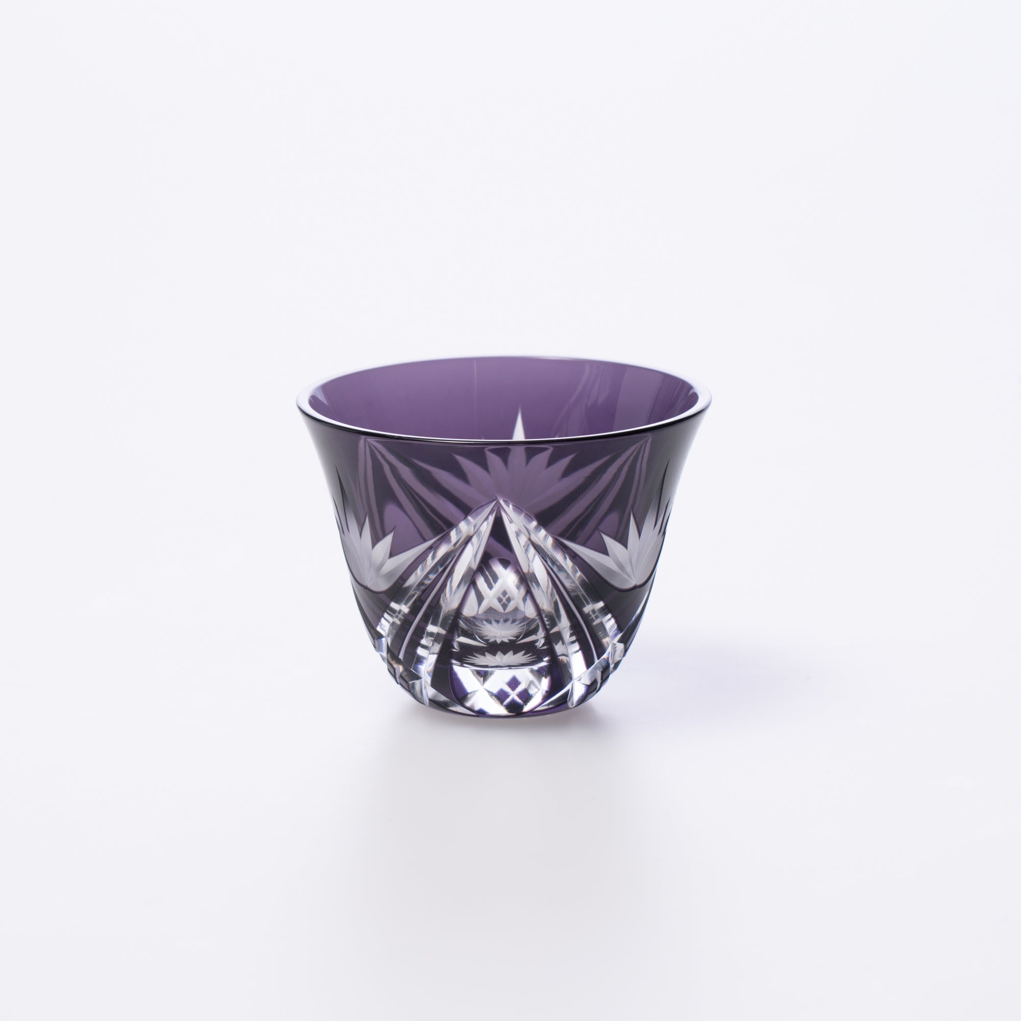 Purple Flared Guinomi Sake Cup