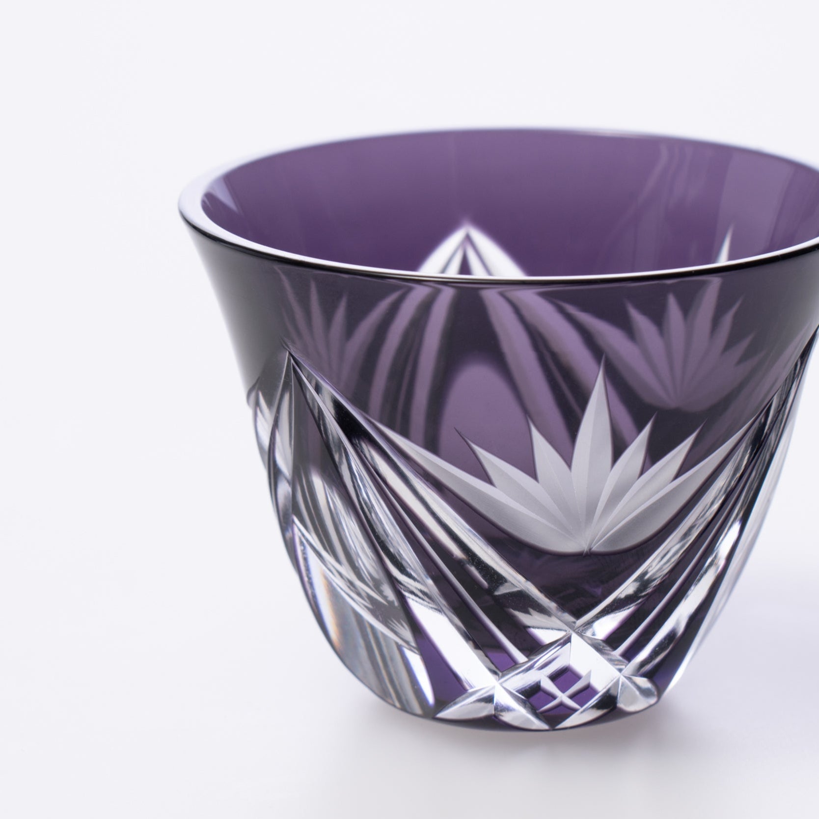 Purple Flared Guinomi Sake Cup