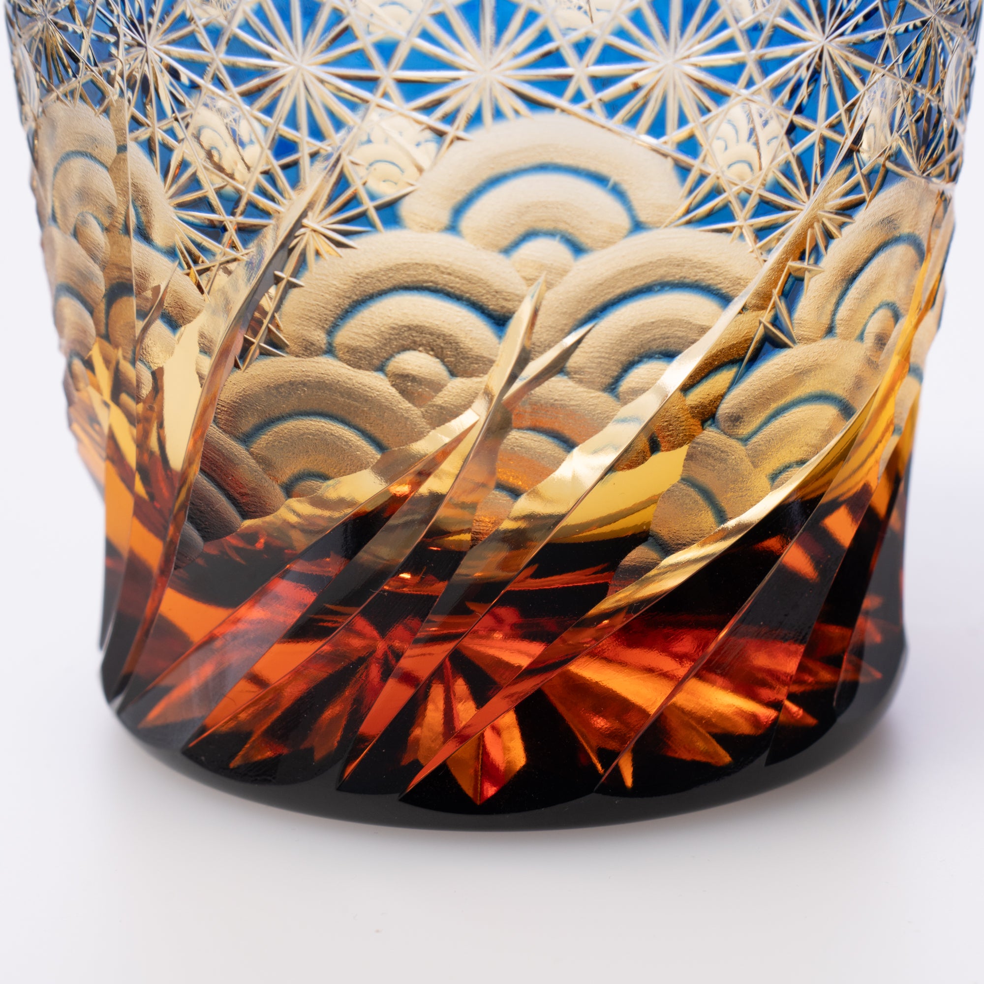 Blau Amber Waves Whiskyglas