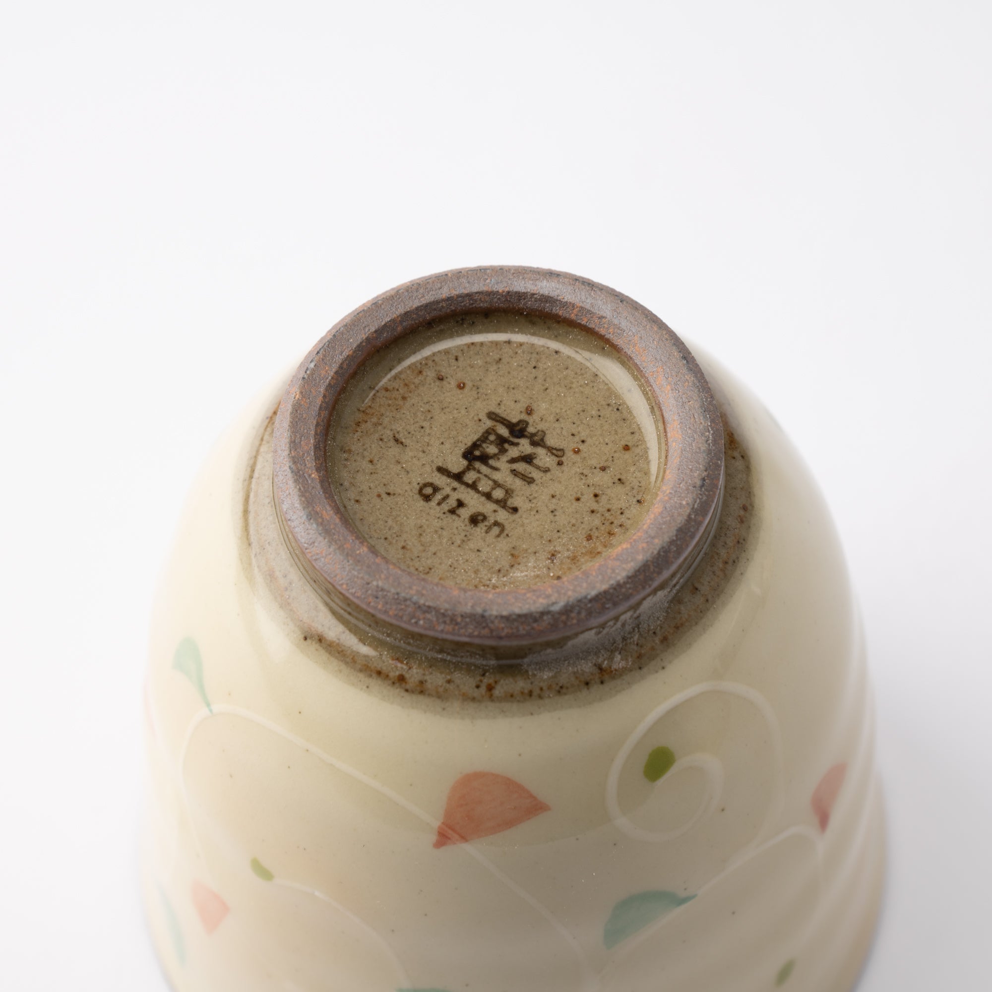 Aizen Kiln Indigo Blue Rabbit Hasami Children's Large Cup - MUSUBI KILN - Quality Japanese Tableware and Gift