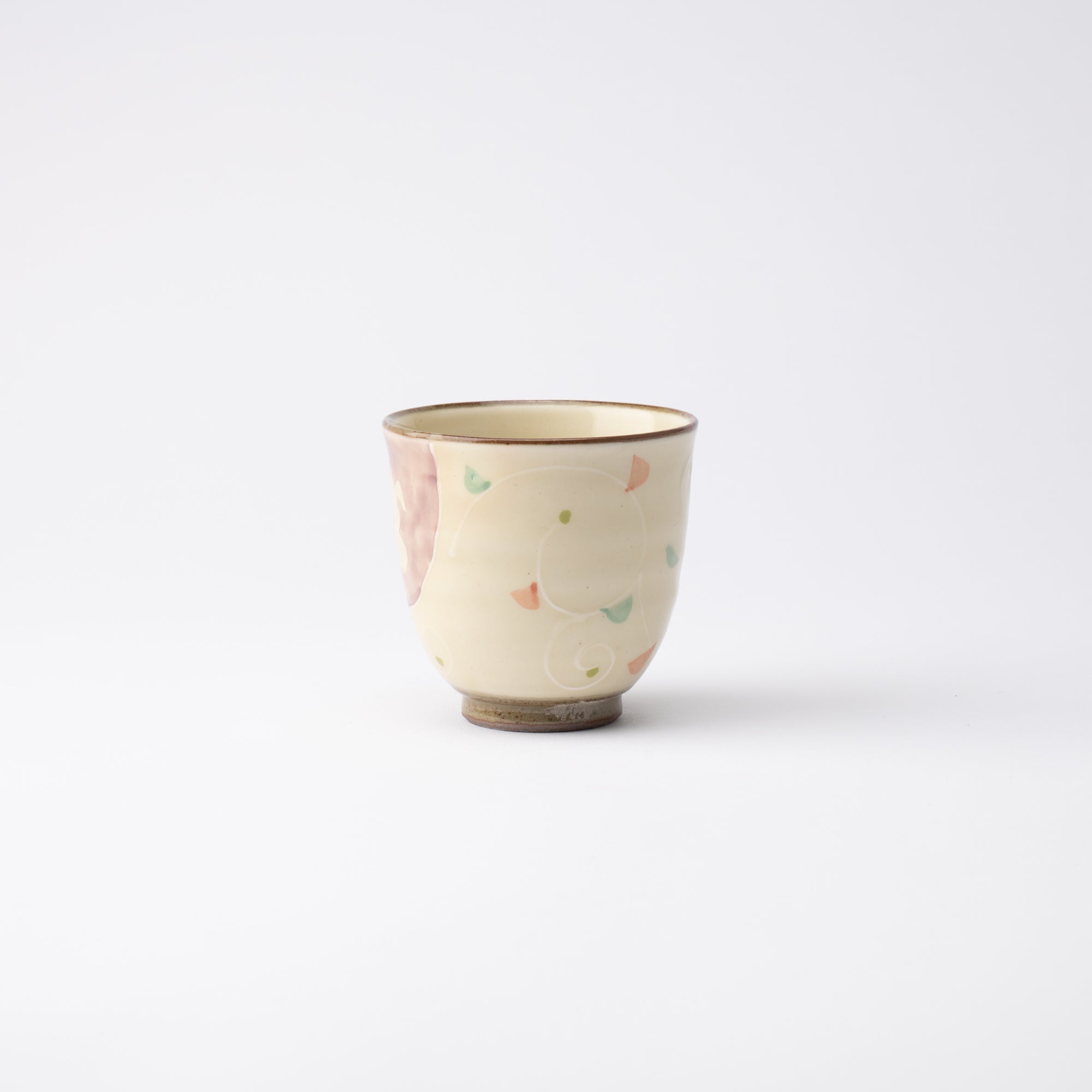 Aizen Kiln Pink Rabbit Hasami Children's Small Cup - MUSUBI KILN - Quality Japanese Tableware and Gift