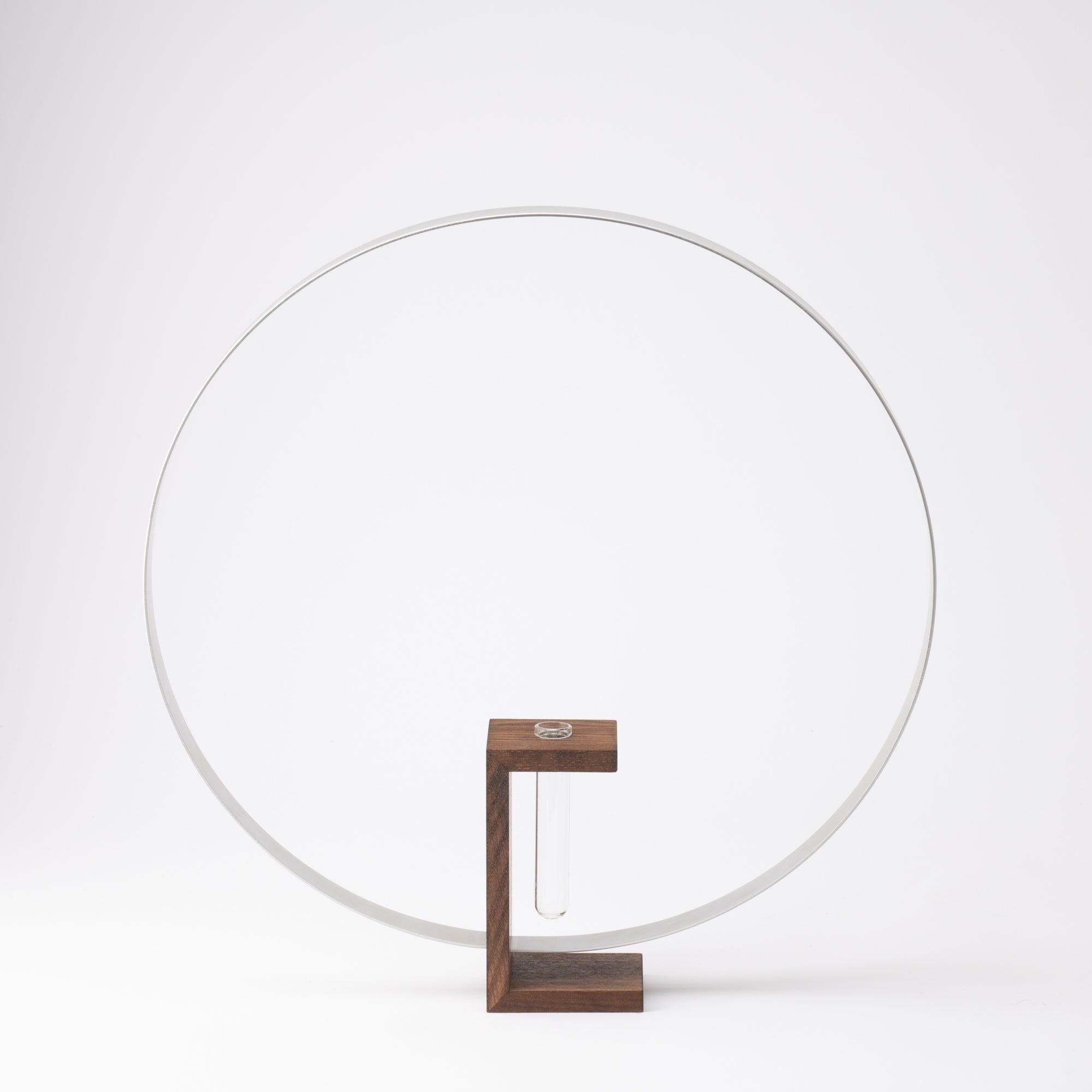 ALART Aluminum Round Window Frame Single Flower Vase - MUSUBI KILN - Quality Japanese Tableware and Gift