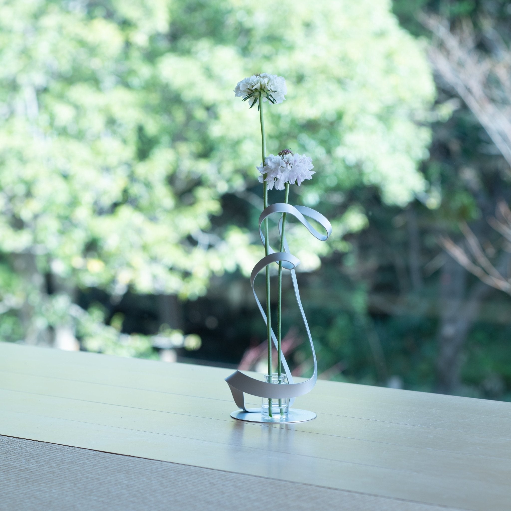ALART Aluminum TWIST Single Flower Vase L - MUSUBI KILN - Quality Japanese Tableware and Gift