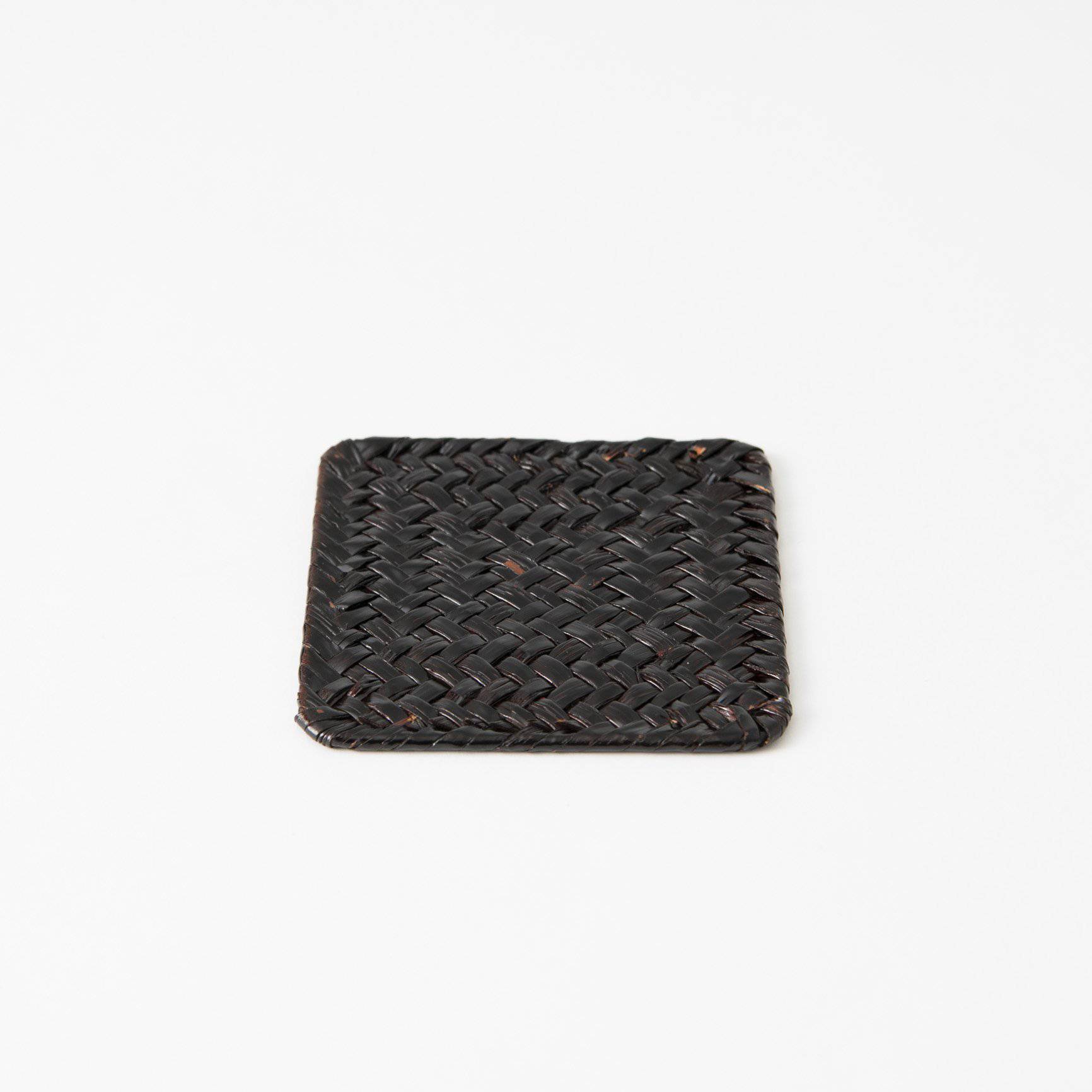 Aquatic Plants Braid Yamanaka Lacquerware Coaster - MUSUBI KILN - Quality Japanese Tableware and Gift