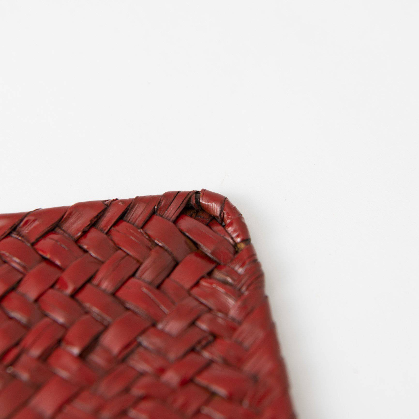 Aquatic Plants Braid Yamanaka Lacquerware Coaster - MUSUBI KILN - Quality Japanese Tableware and Gift