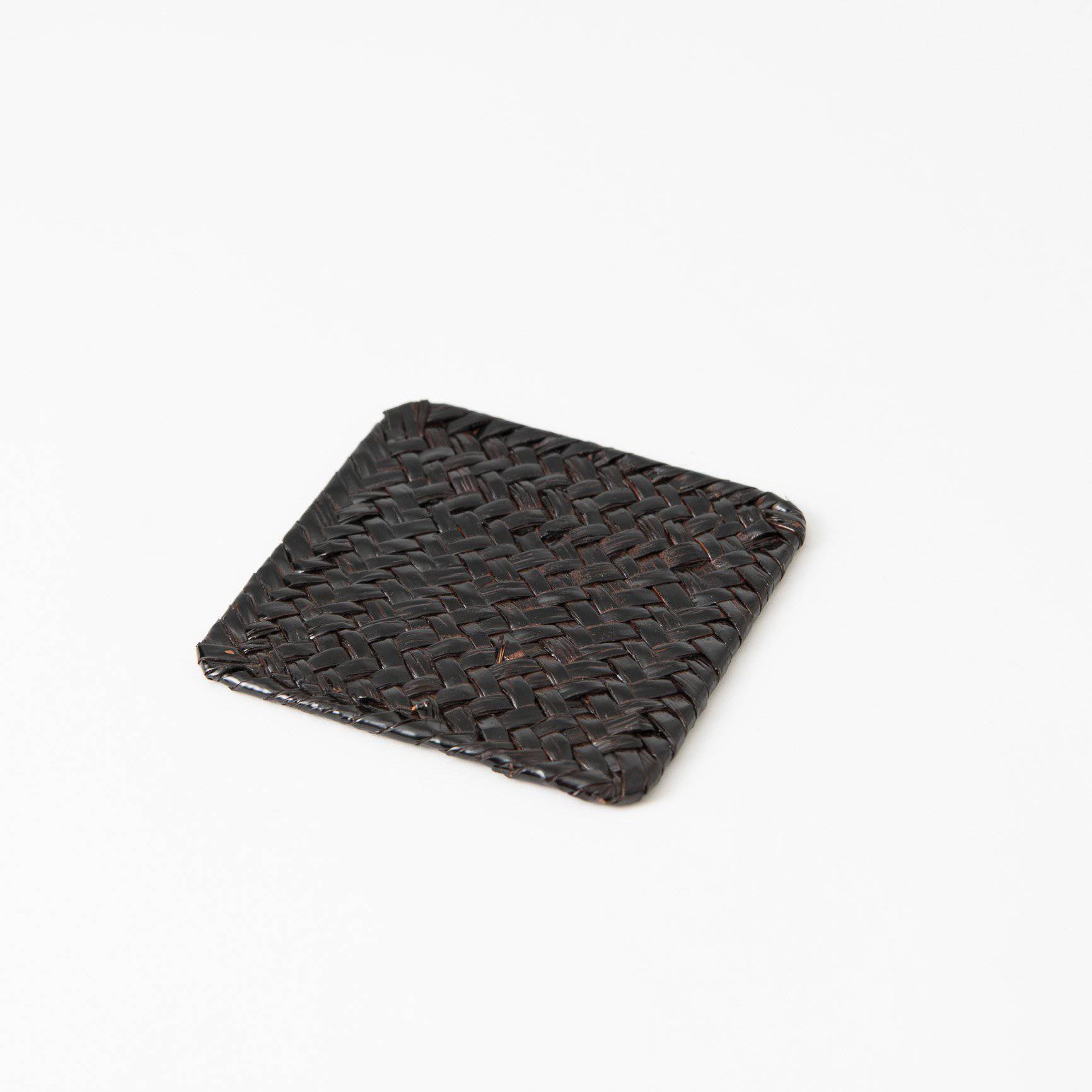 Aquatic Plants Braid Yamanaka Lacquerware Coaster - MUSUBI KILN - Quality Japanese Tableware and Gift