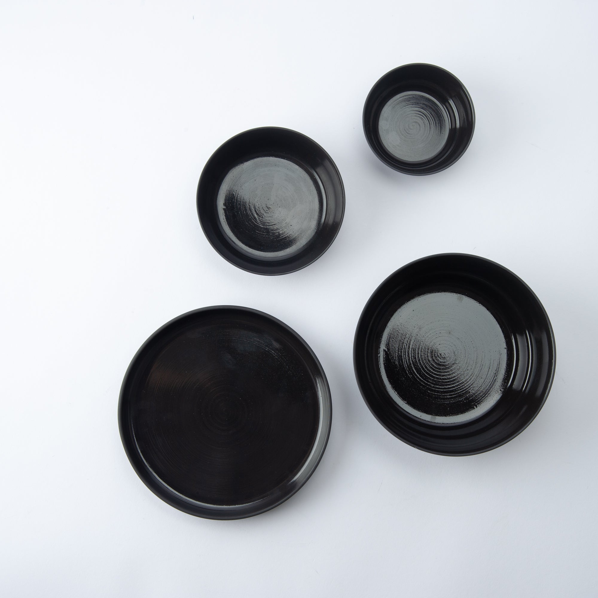 Arita Porcelain Lab Black Line Conic Modern Jubako Bento Box - MUSUBI KILN - Quality Japanese Tableware and Gift