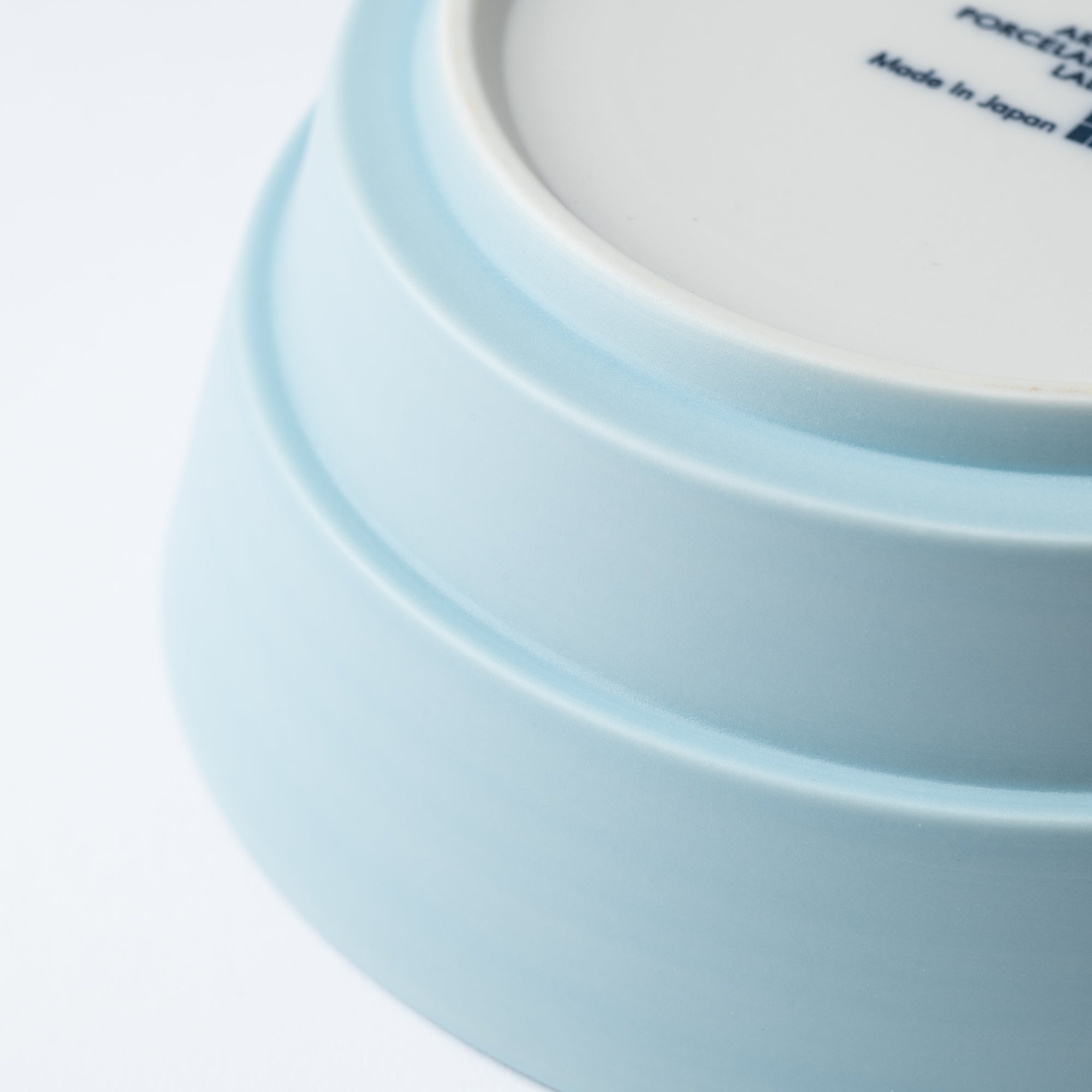 Arita Porcelain Lab Hydrangea Blue Conic Modern Jubako Bento Box - MUSUBI KILN - Quality Japanese Tableware and Gift