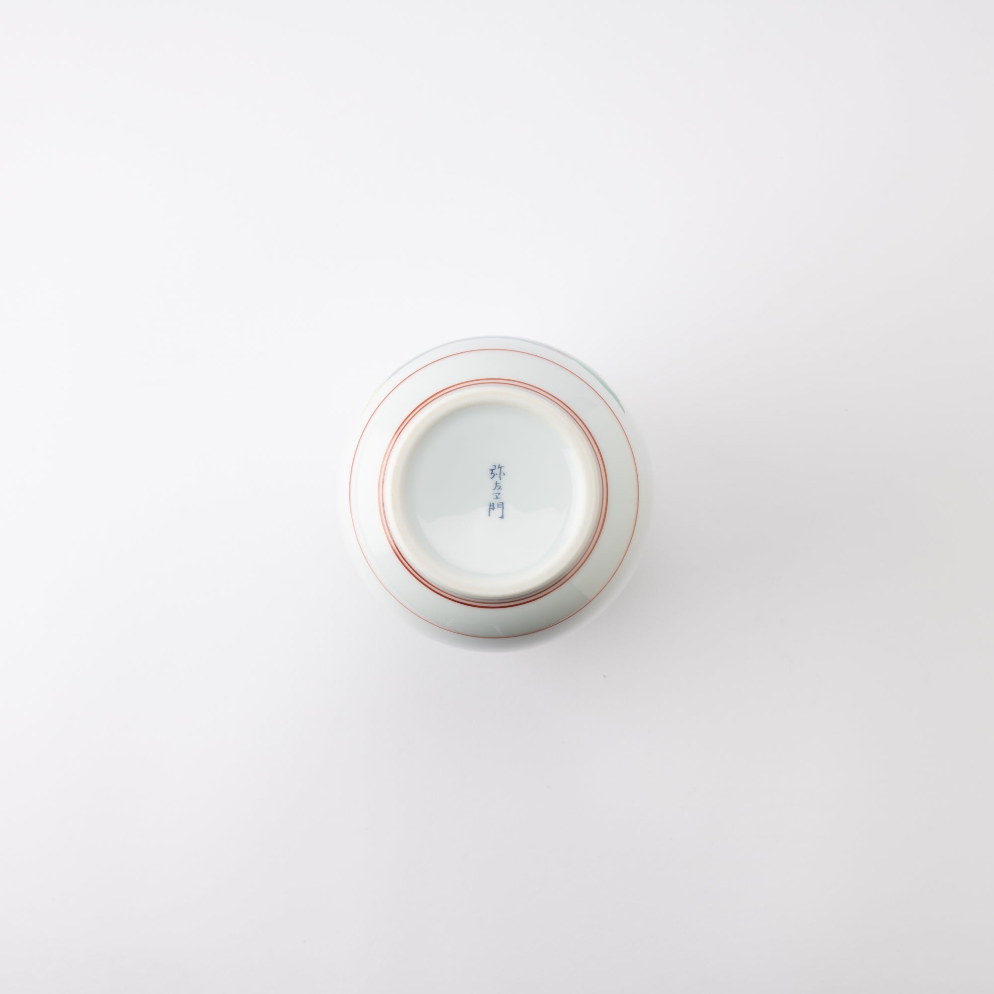 Arita Porcelain Lab Yazaemon Flower Bird Rock Chrysanthemum Flower Vase - MUSUBI KILN - Quality Japanese Tableware and Gift