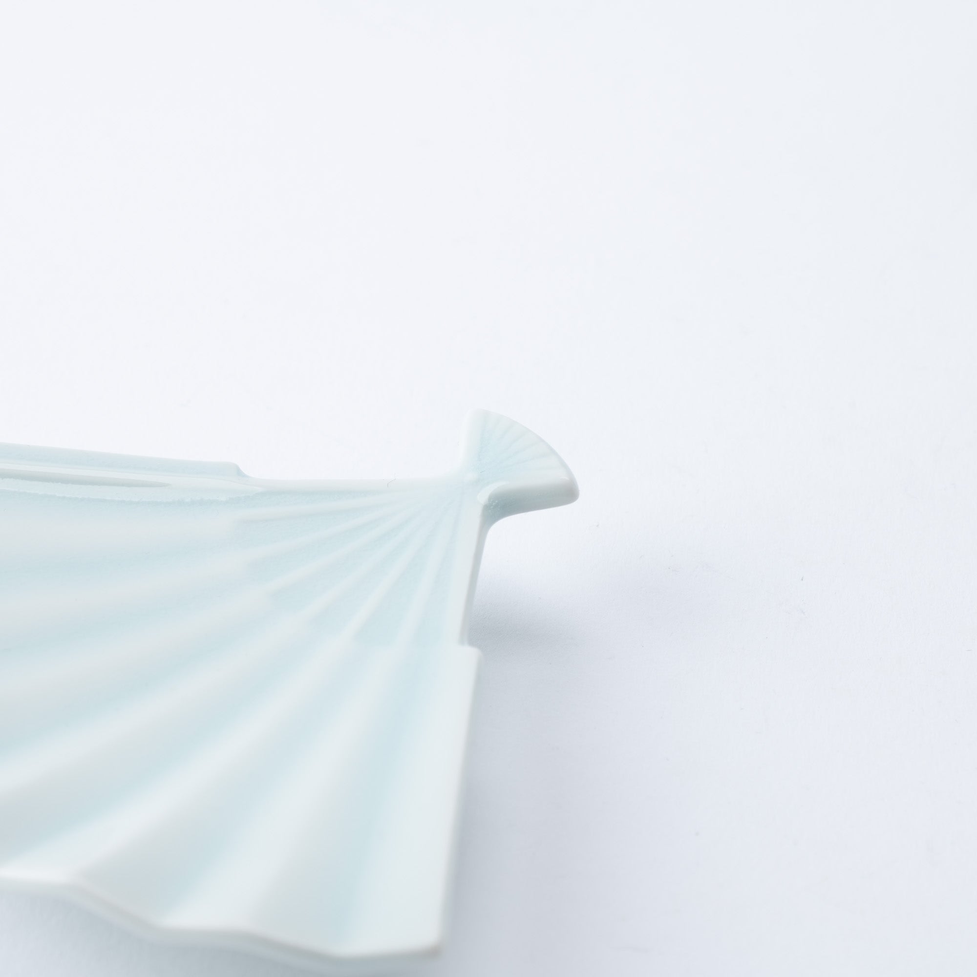 Arita Porcelain Lab Yazaemon Pine Tree Fan Gourd Celadon Small Plate Set - MUSUBI KILN - Quality Japanese Tableware and Gift