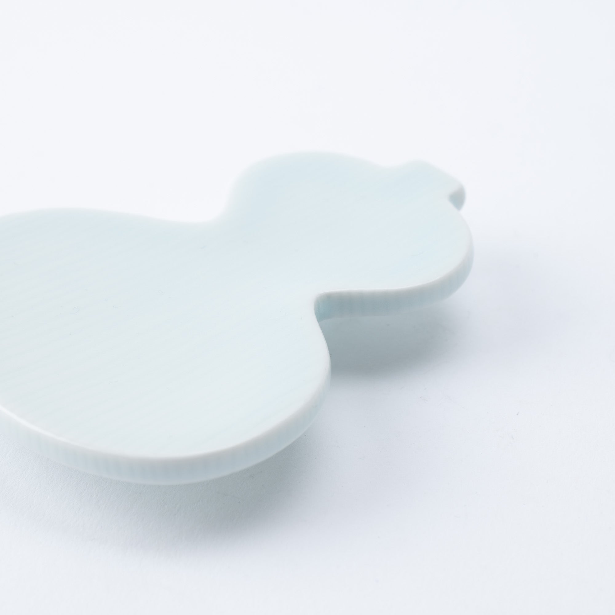 Arita Porcelain Lab Yazaemon Pine Tree Fan Gourd Celadon Small Plate Set - MUSUBI KILN - Quality Japanese Tableware and Gift