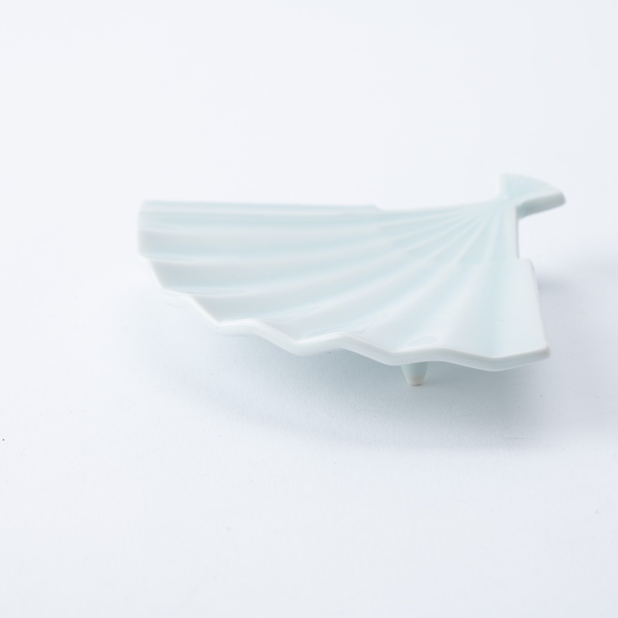 Arita Porcelain Lab Yazaemon Pine Tree Fan Gourd Celadon Small Plate Set - MUSUBI KILN - Quality Japanese Tableware and Gift