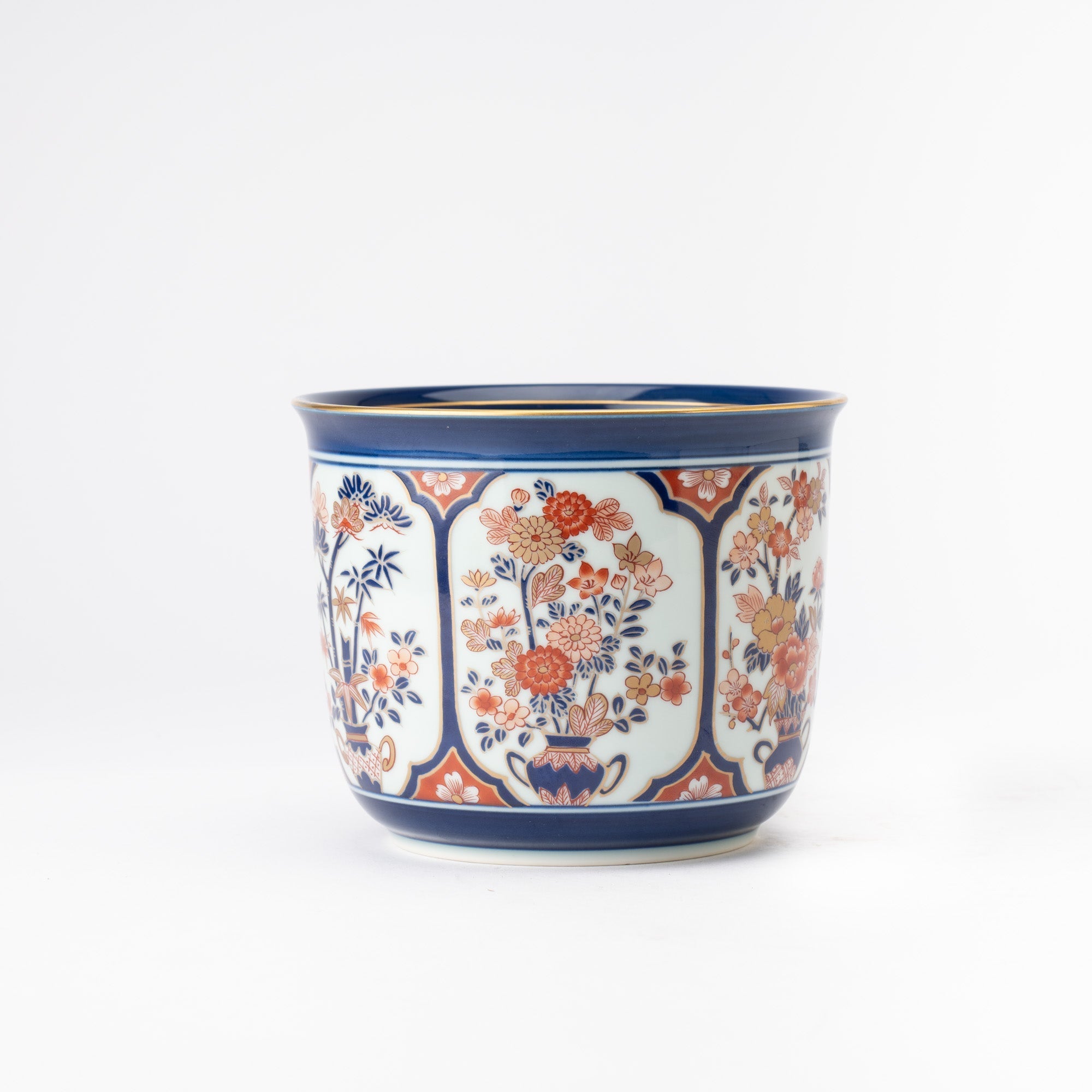 Arita Porcelain Lab Yazaemon White Sake Cooler - MUSUBI KILN - Quality Japanese Tableware and Gift