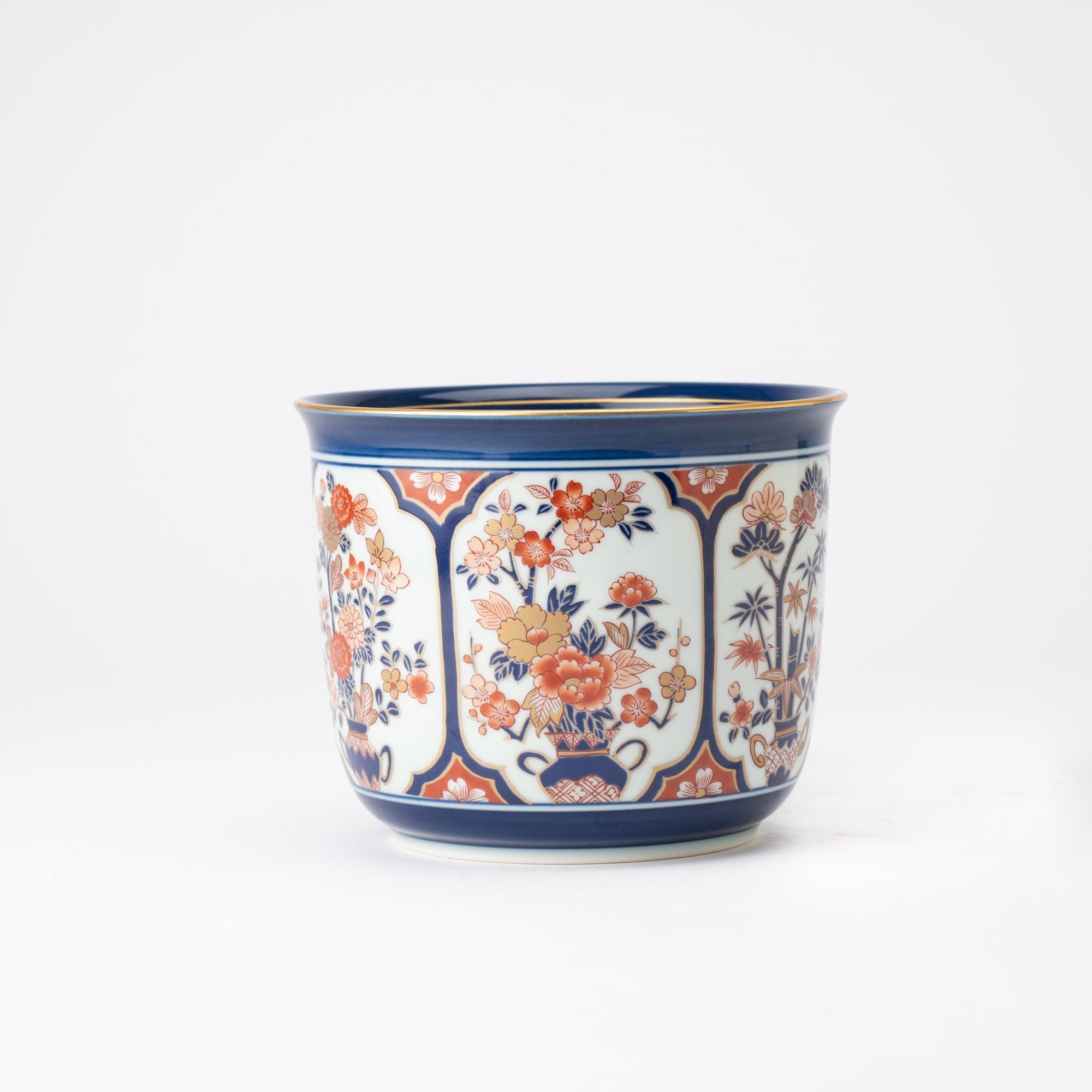 Arita Porcelain Lab Yazaemon White Sake Cooler - MUSUBI KILN - Quality Japanese Tableware and Gift