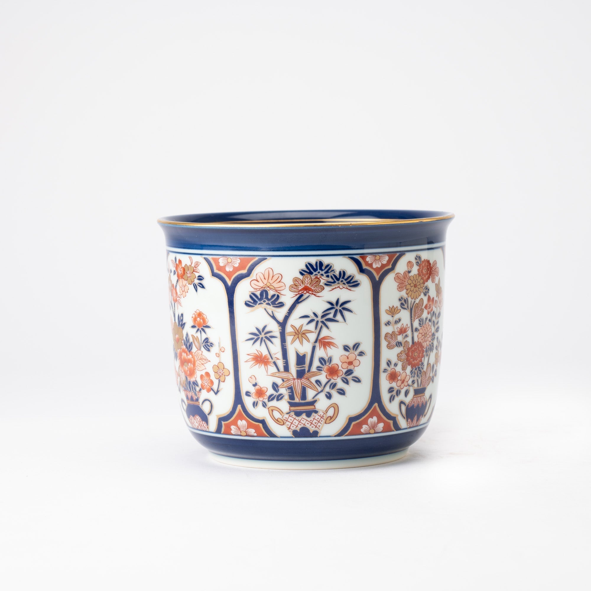 Arita Porcelain Lab Yazaemon White Sake Cooler - MUSUBI KILN - Quality Japanese Tableware and Gift