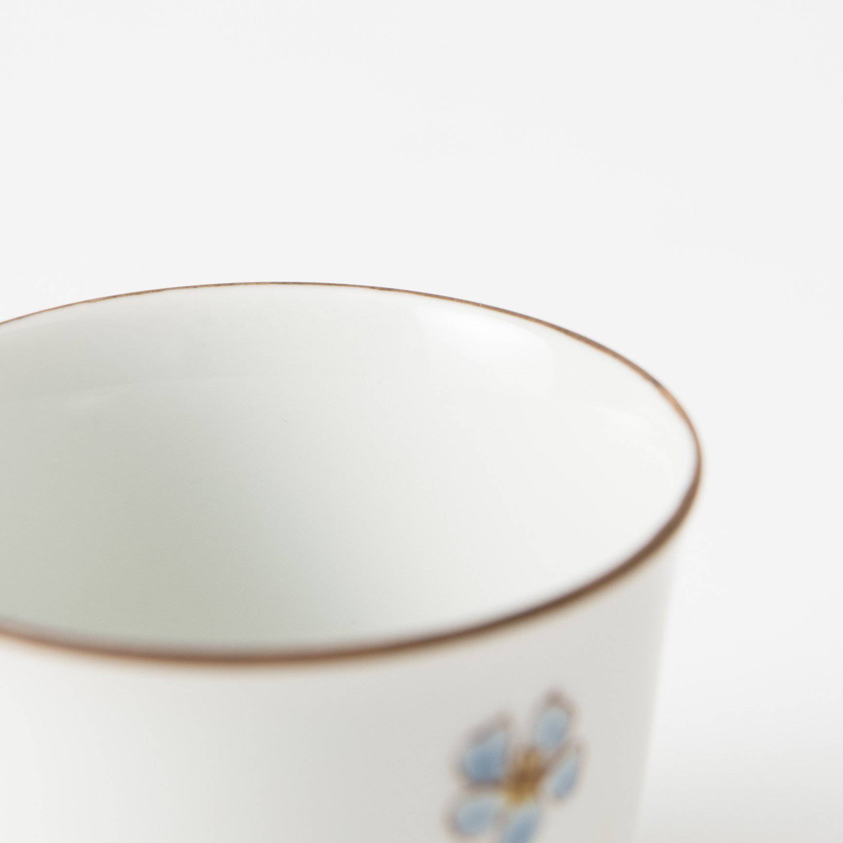 Atelier Yu Brilliant Flower Kutani Japanese Teacup - MUSUBI KILN - Quality Japanese Tableware and Gift