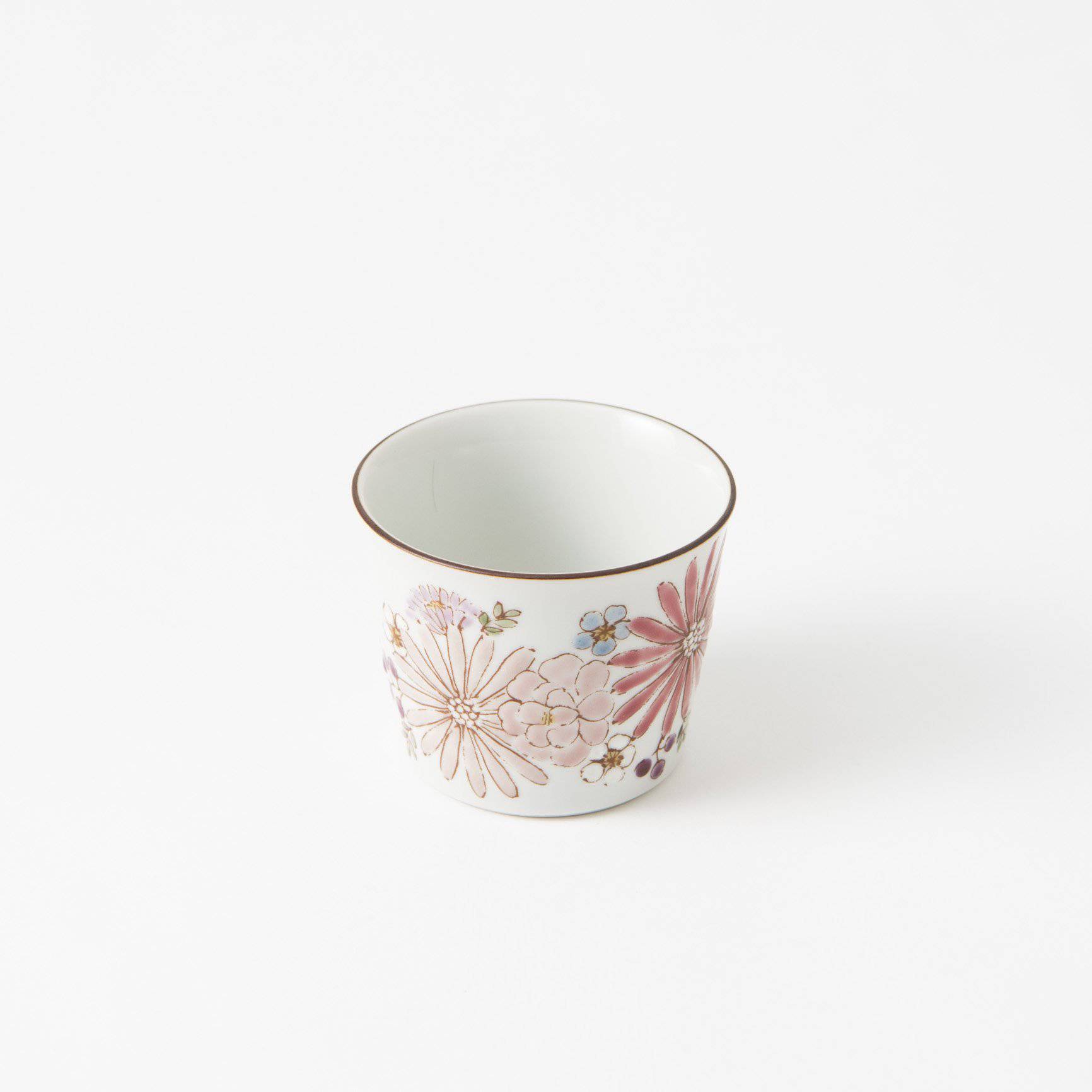 Atelier Yu Brilliant Flower Kutani Japanese Teacup - MUSUBI KILN - Quality Japanese Tableware and Gift