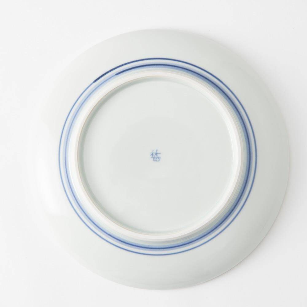 Baizan Kiln Arabesque Round Plate 9.64in - MUSUBI KILN - Quality Japanese Tableware and Gift