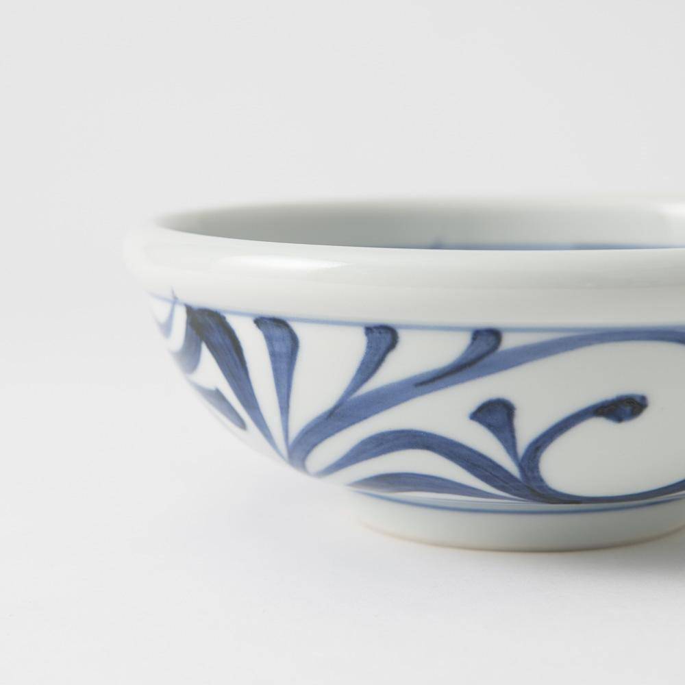 Baizan Kiln Arabesque Tobe Bowl 7.4in - MUSUBI KILN - Quality Japanese Tableware and Gift