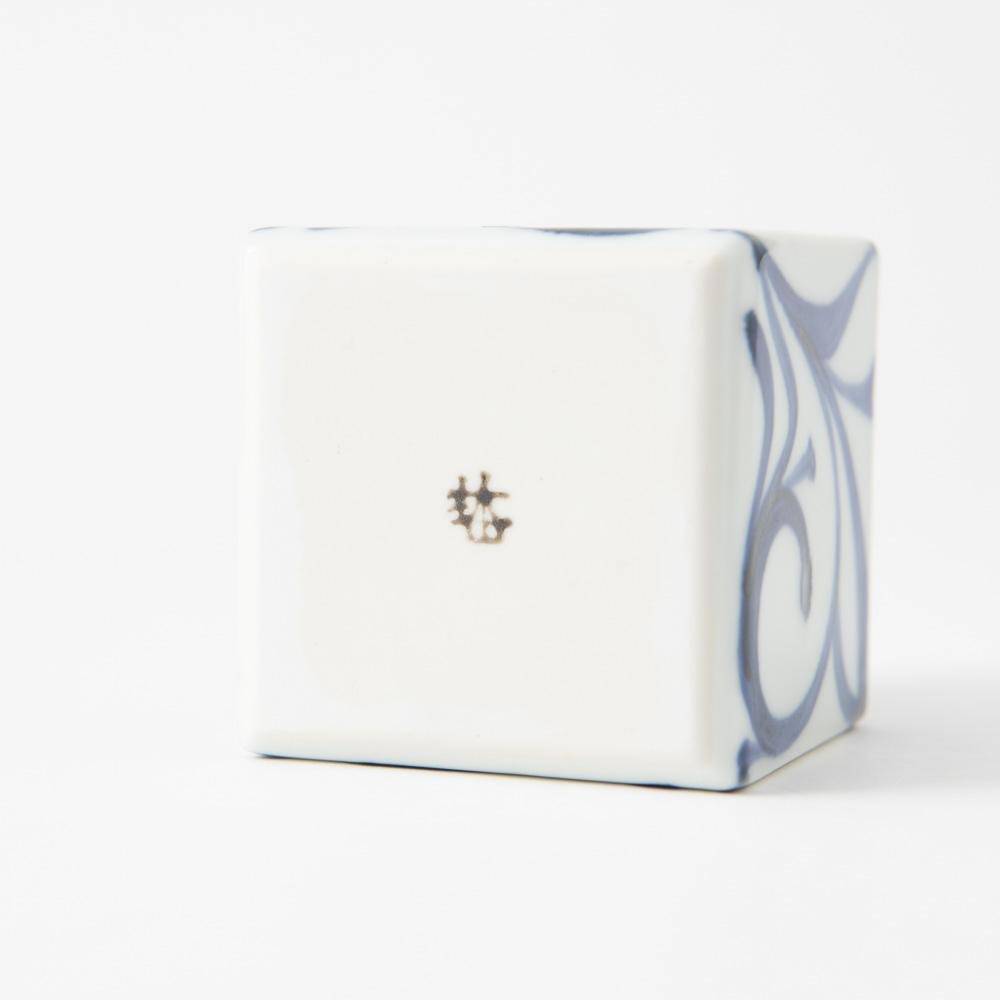 Baizan Kiln Arabesque Tobe Japanese Flower Vase - MUSUBI KILN - Quality Japanese Tableware and Gift