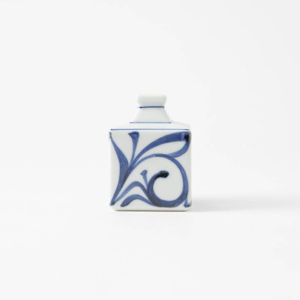 Baizan Kiln Arabesque Tobe Japanese Flower Vase - MUSUBI KILN - Quality Japanese Tableware and Gift