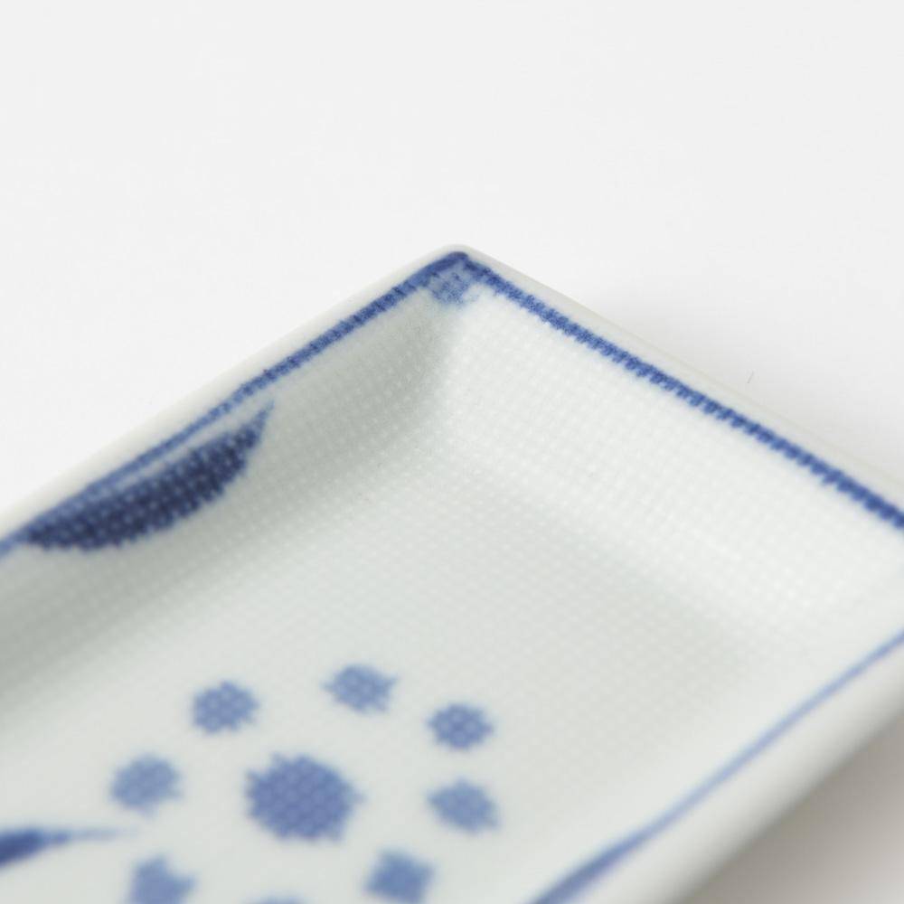 Baizan Kiln GOSU Sun Tobe Rectangle Plate - MUSUBI KILN - Quality Japanese Tableware and Gift