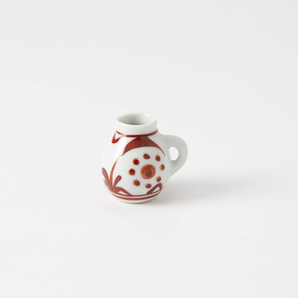 Baizan Kiln Red Sun Tobe Creamer - MUSUBI KILN - Quality Japanese Tableware and Gift