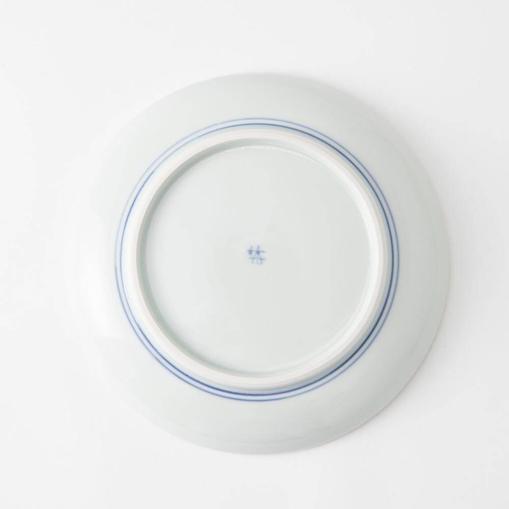 Baizan Kiln TOKUSA Arabesque Tobe Round Plate - MUSUBI KILN - Quality Japanese Tableware and Gift