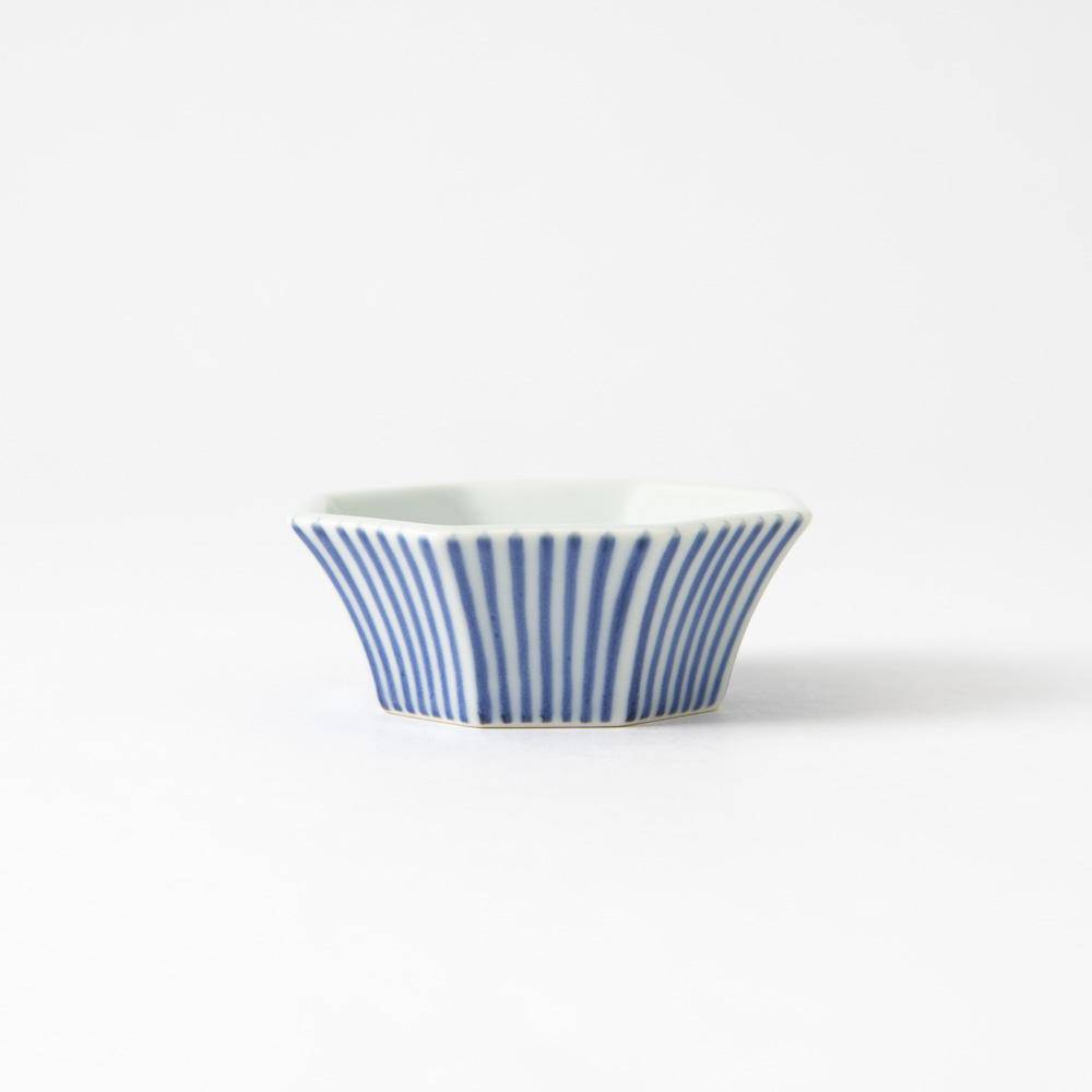 Baizan Kiln TOKUSA Octagon Tobe Kobachi Bowl - MUSUBI KILN - Quality Japanese Tableware and Gift