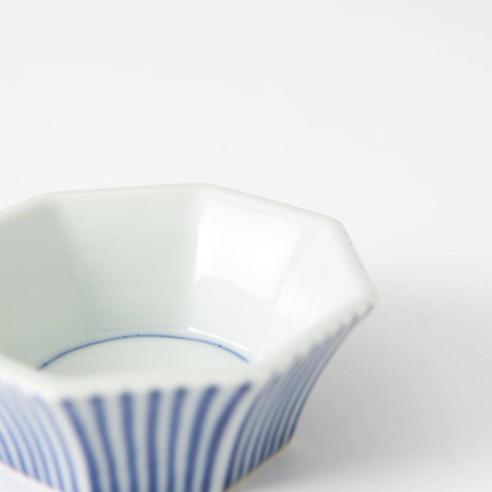 Baizan Kiln TOKUSA Octagon Tobe Kobachi Bowl - MUSUBI KILN - Quality Japanese Tableware and Gift