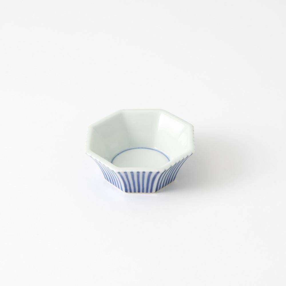Baizan Kiln TOKUSA Octagon Tobe Kobachi Bowl - MUSUBI KILN - Quality Japanese Tableware and Gift