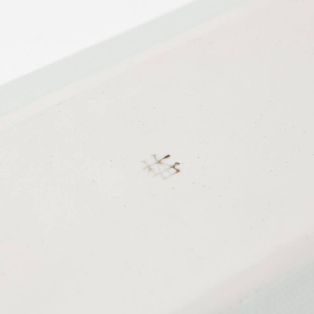 Baizan Kiln TOKUSA Tobe Rectangle Plate 10in - MUSUBI KILN - Quality Japanese Tableware and Gift